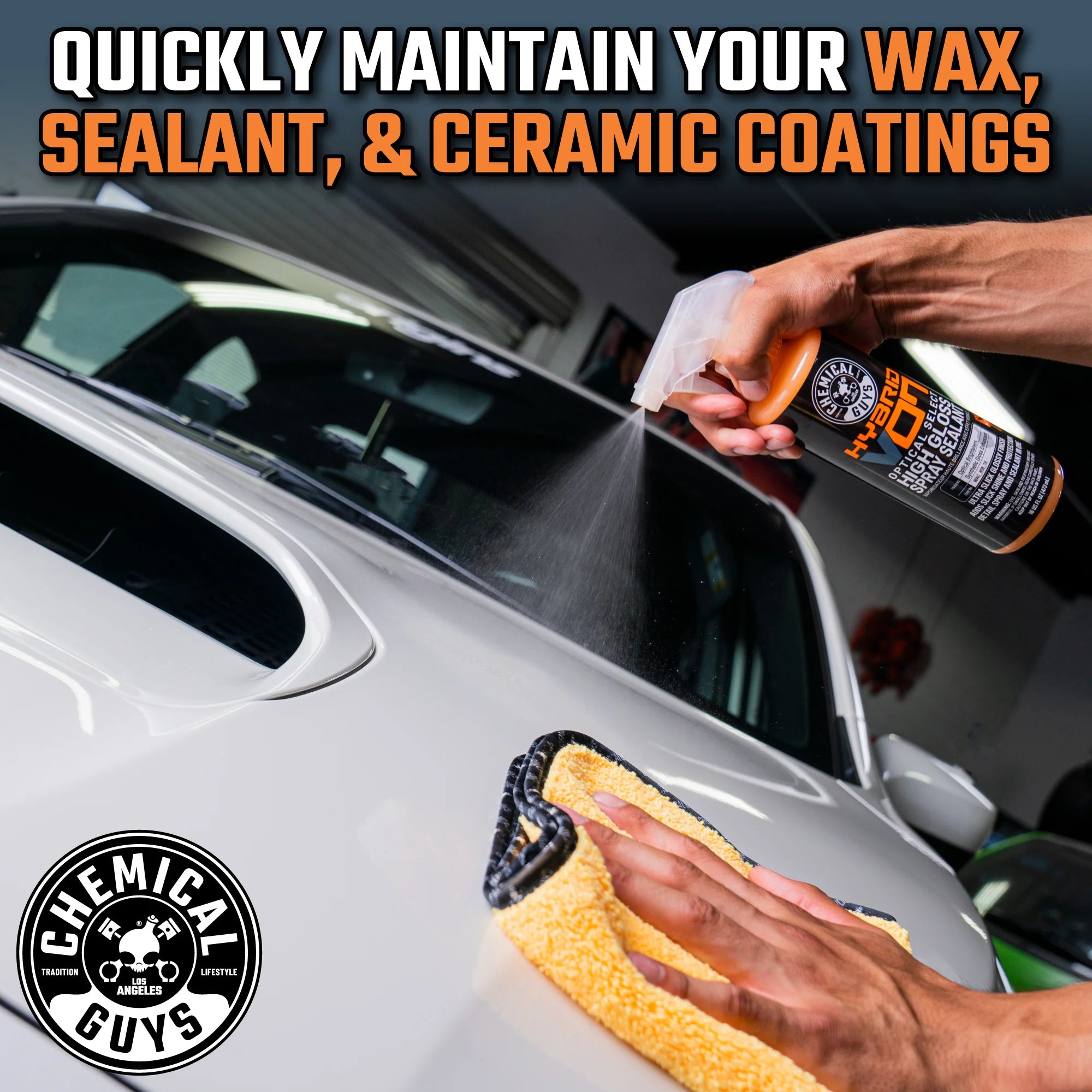 Chemical Guys Hybrid V07 Optical Select High Gloss Spray Sealant And Quick Detail Spray - Image 6