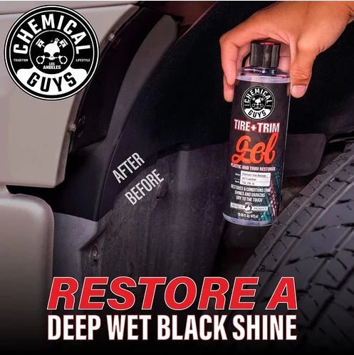 Chemical Guys Tire+Trim Gel Plastic and Rubber High-Gloss Restorer and Protectant - Image 15