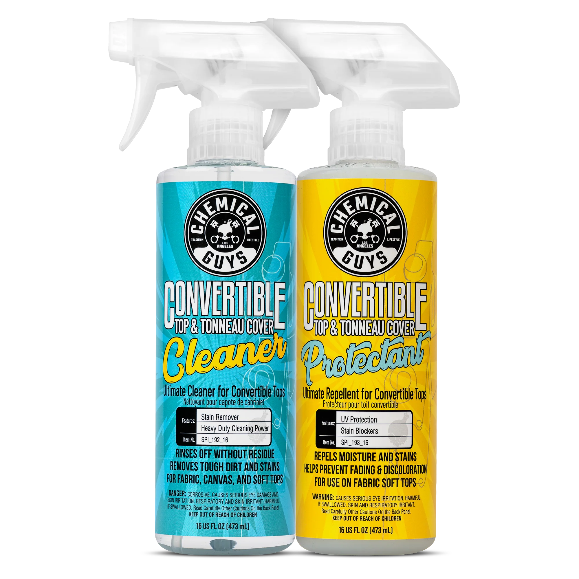 Chemical Guys Ragtop Renew Convertible Top Cleaner & Protectant Bundle