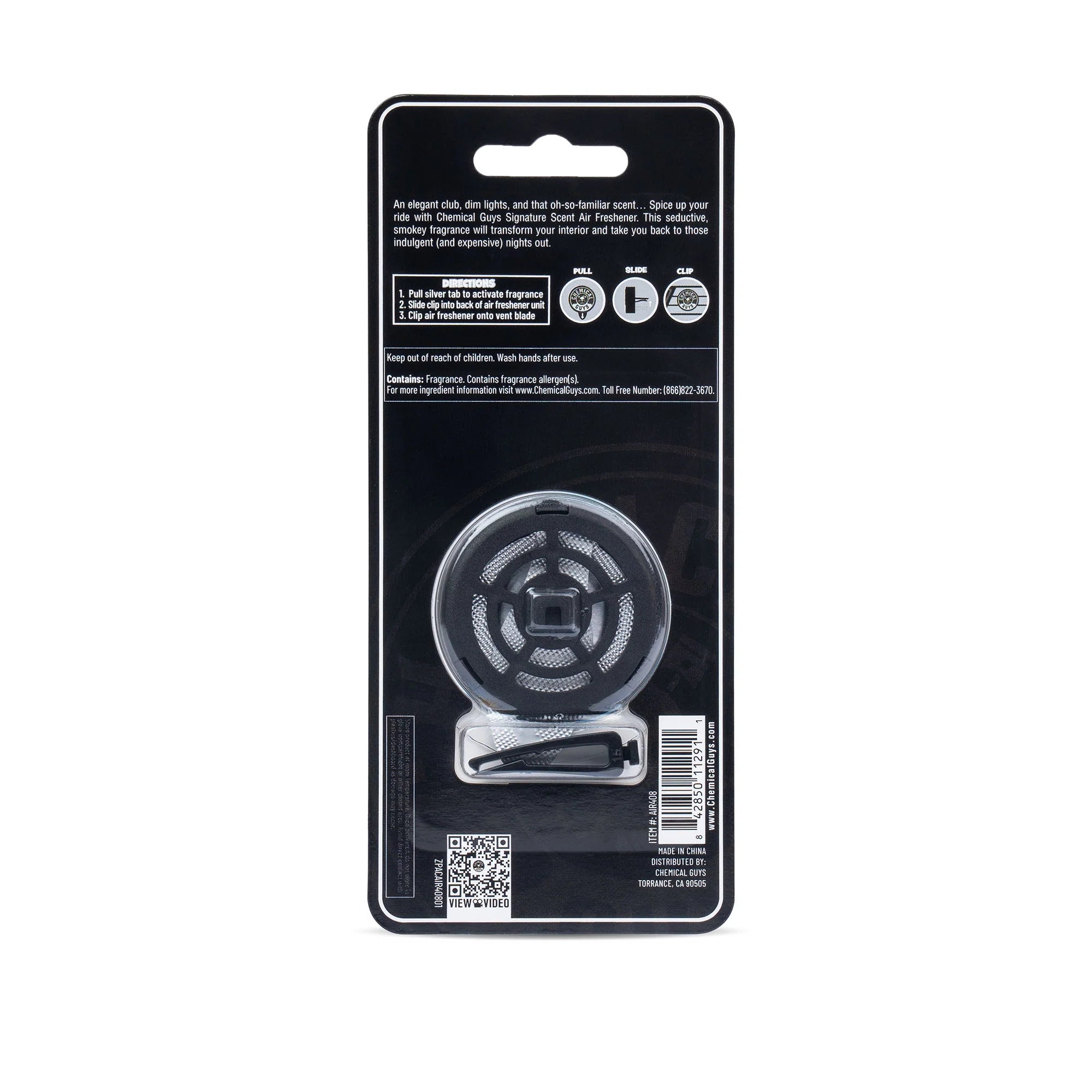 Chemical Guys Signature Scent Vent Clip Air Freshener - Image 6
