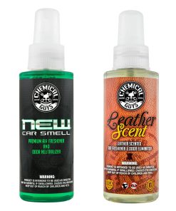 Alternative view of Chemical Guys New Car & Leather Air Scent Combo Bundle