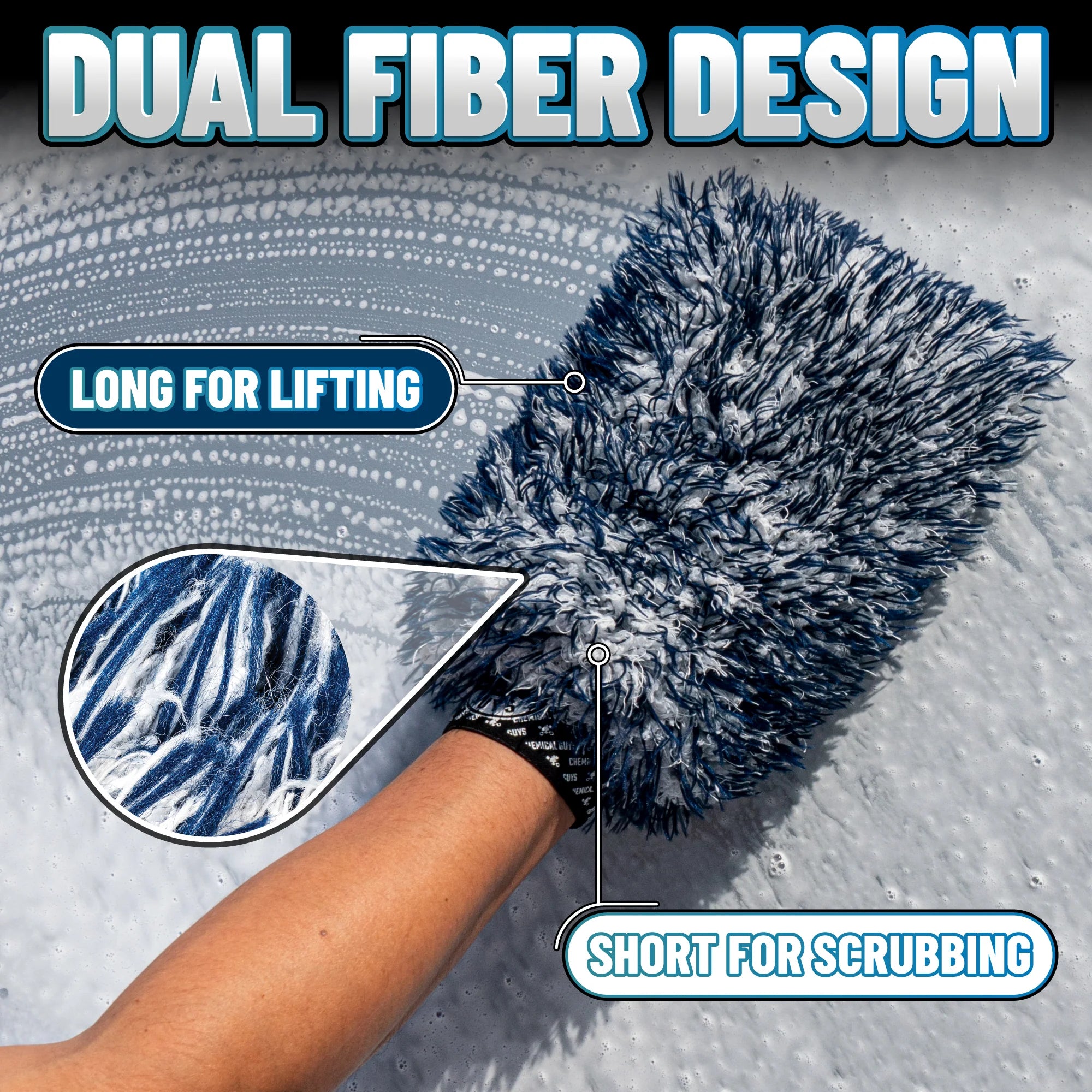 Chemical Guys The Dually Microfiber Wash Mitt - Image 2