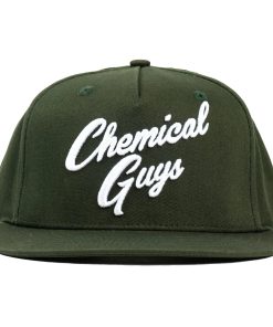 Chemical Guys Snap-It-Back Olive Green Script Hat