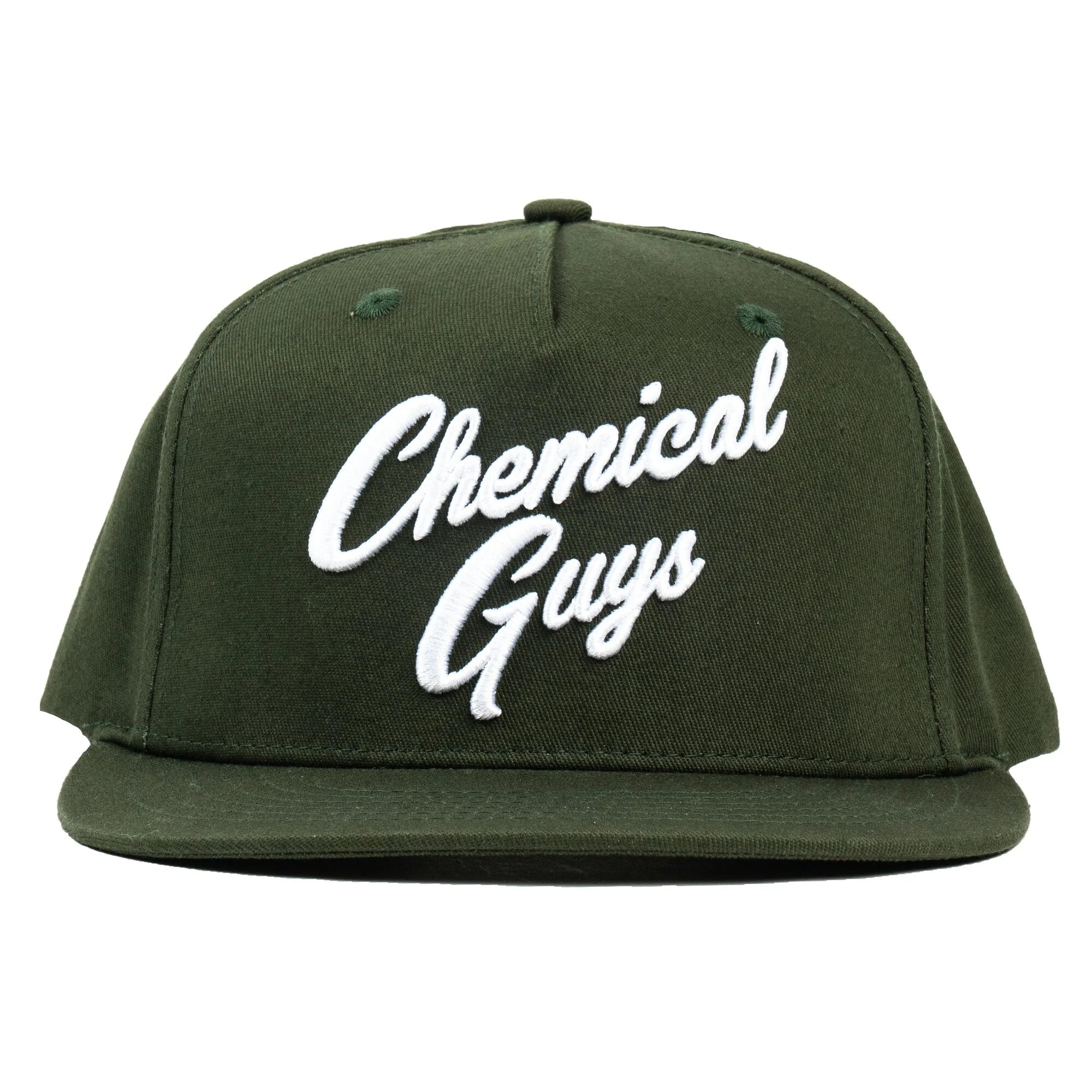 Chemical Guys Snap-It-Back Olive Green Script Hat