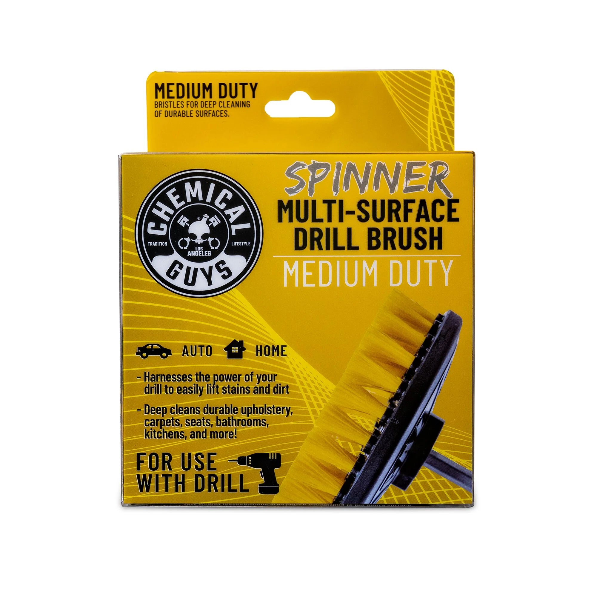 Chemical Guys Chemical Guys Spinner Carpet Drill Brush, Medium Duty - Image 19