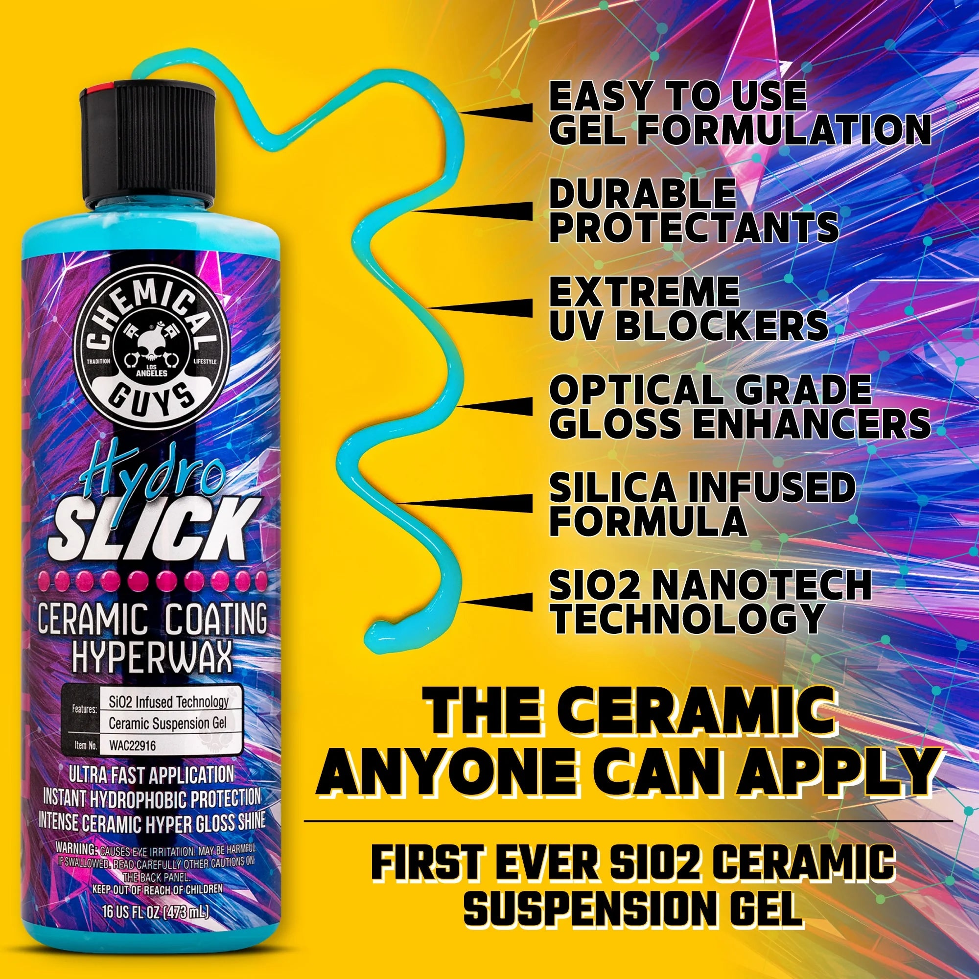 Chemical Guys HydroSlick Ceramic Coating HyperWax - Image 3