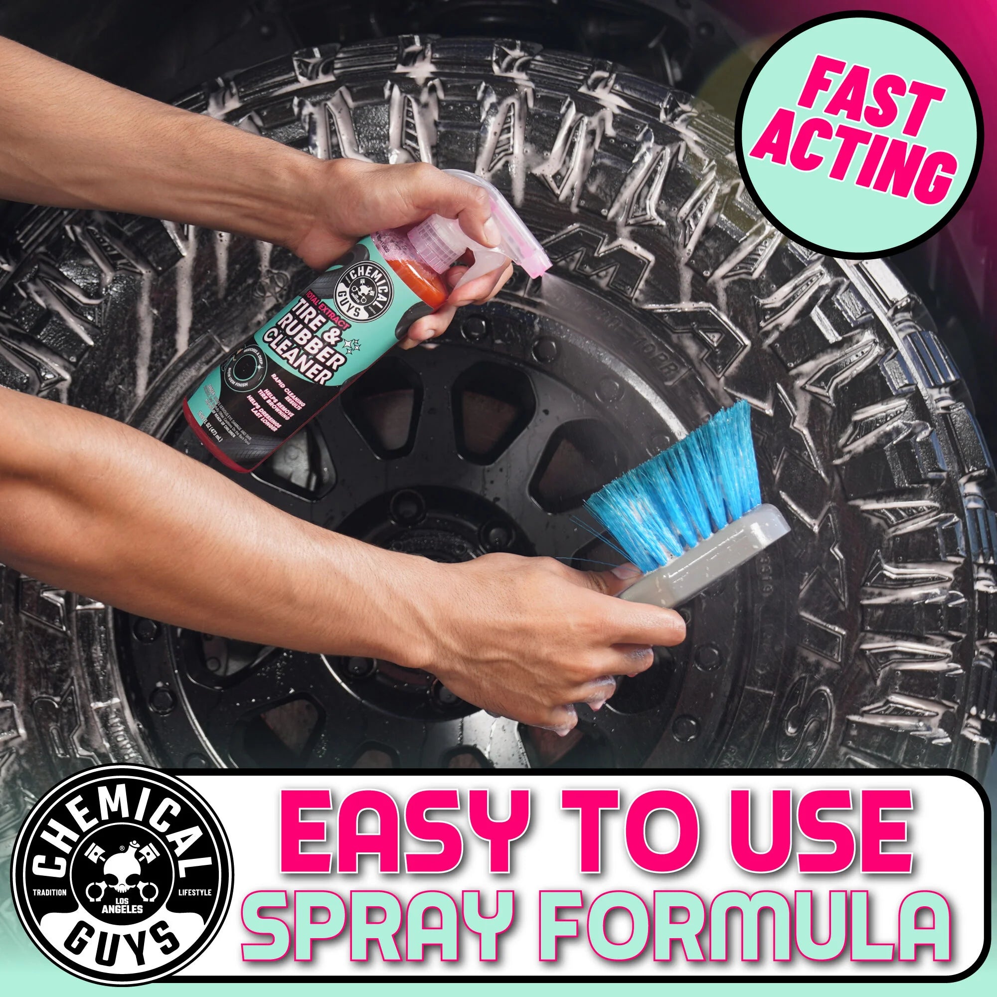 Chemical Guys Total Extract Tire & Rubber Cleaner - Image 3