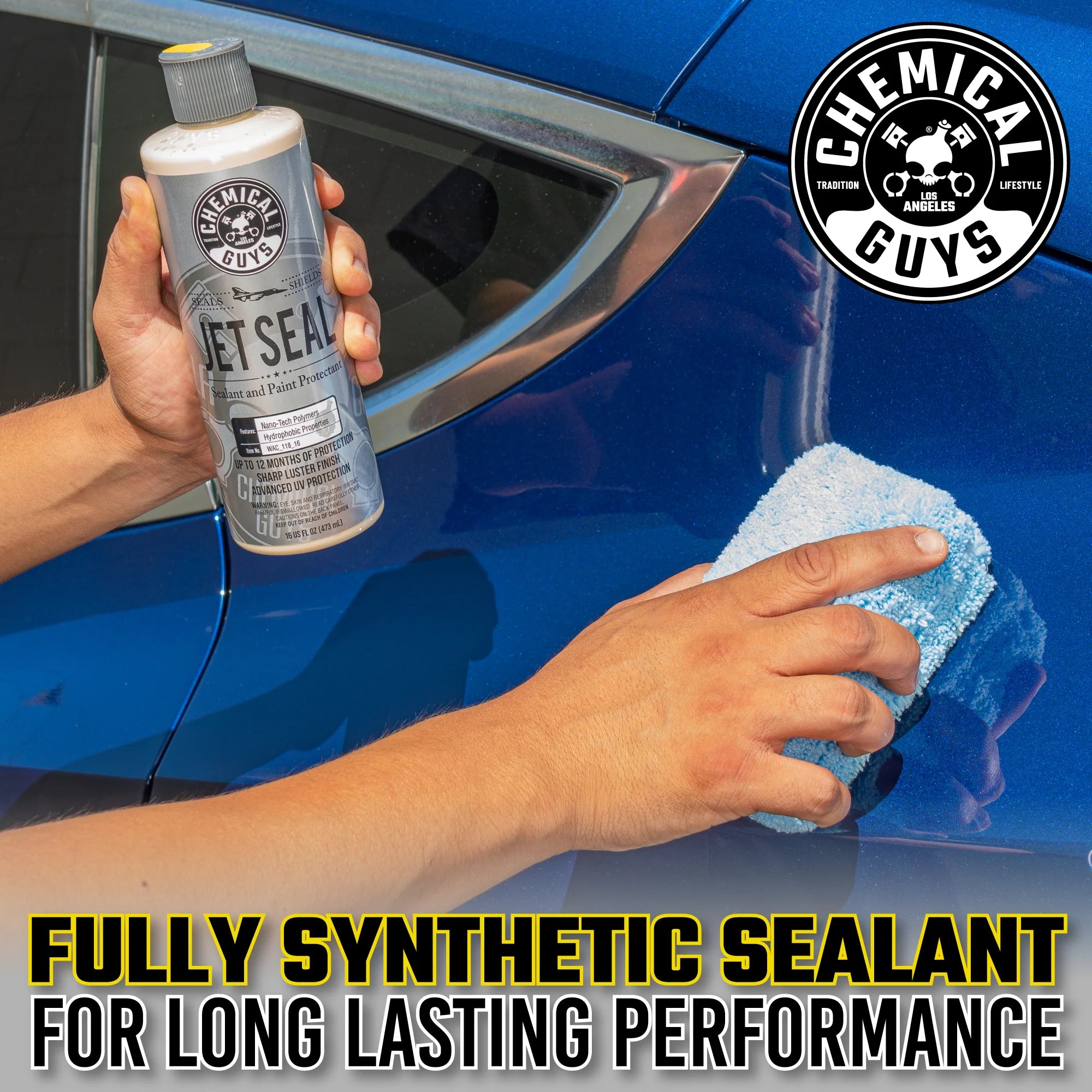 Chemical Guys Paint Protect Jetseal & Wax Bundle w/Towel - Image 17