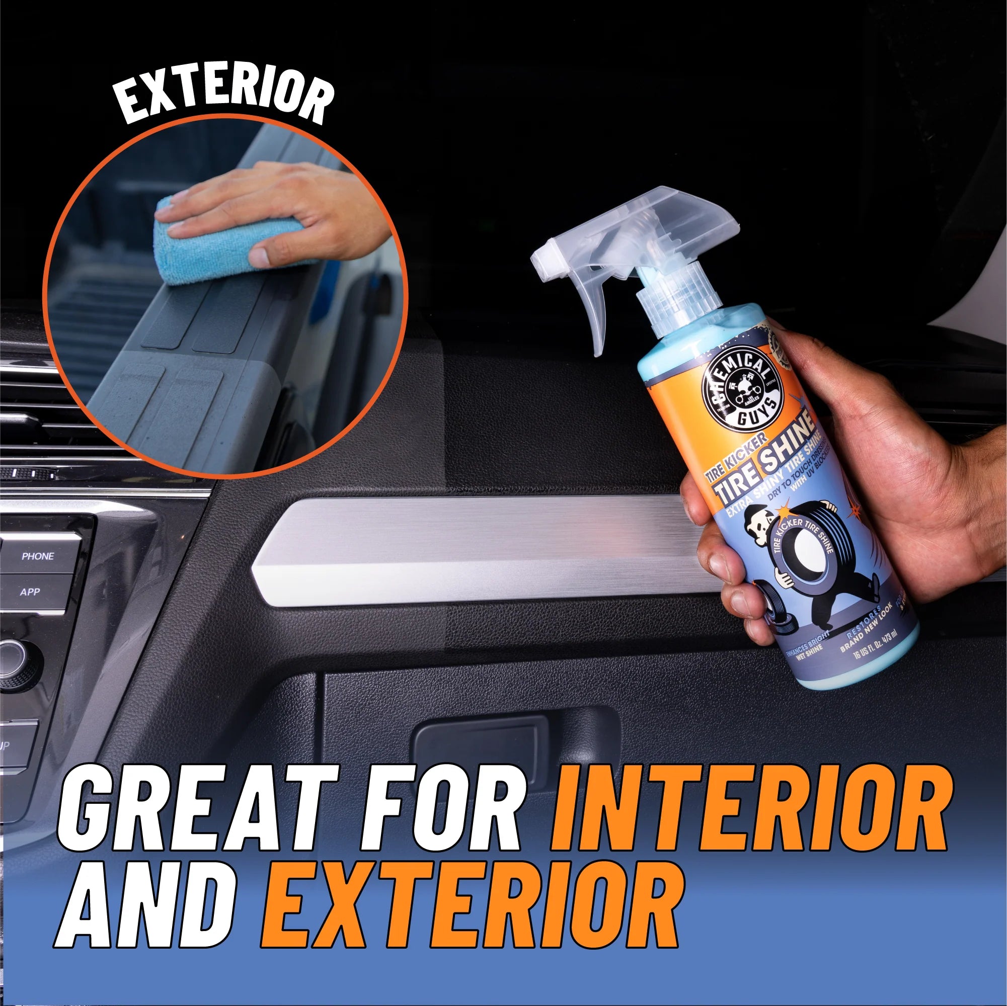 Chemical Guys Tire Kicker Extra Shiny Tire Shine - Image 4