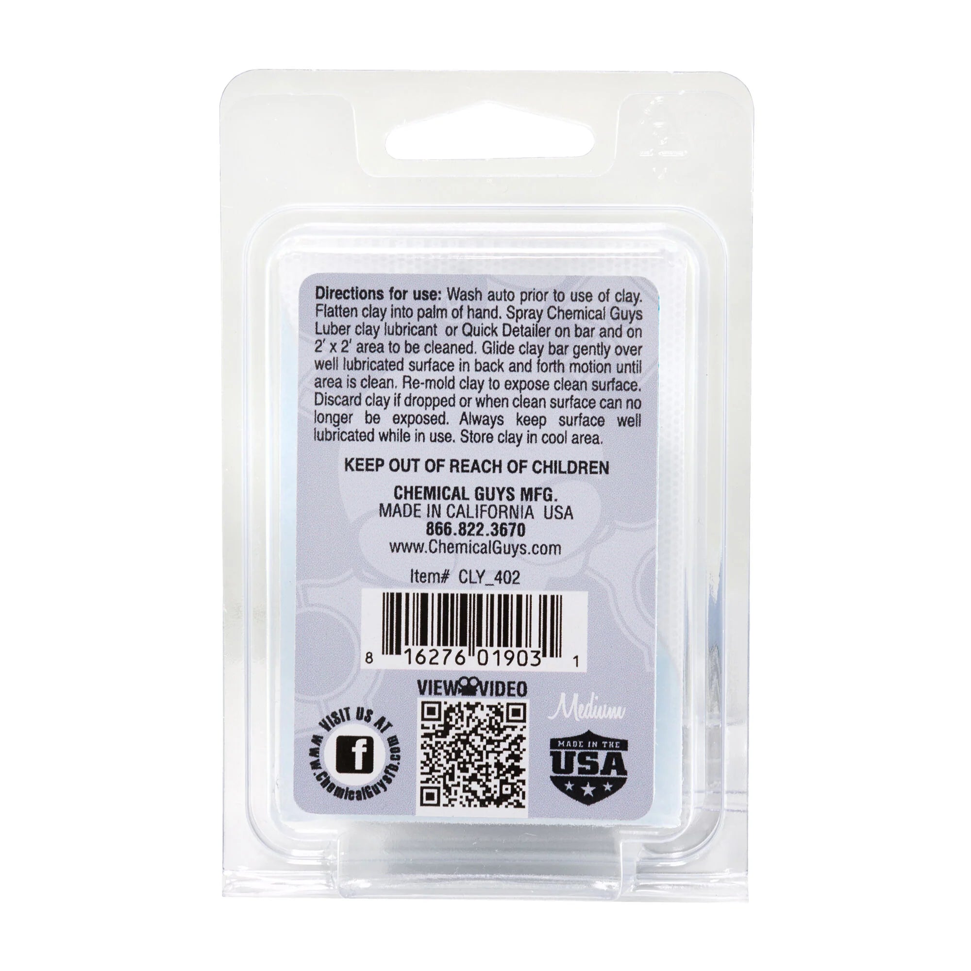 Chemical Guys Medium Duty Clay Bar - Image 8
