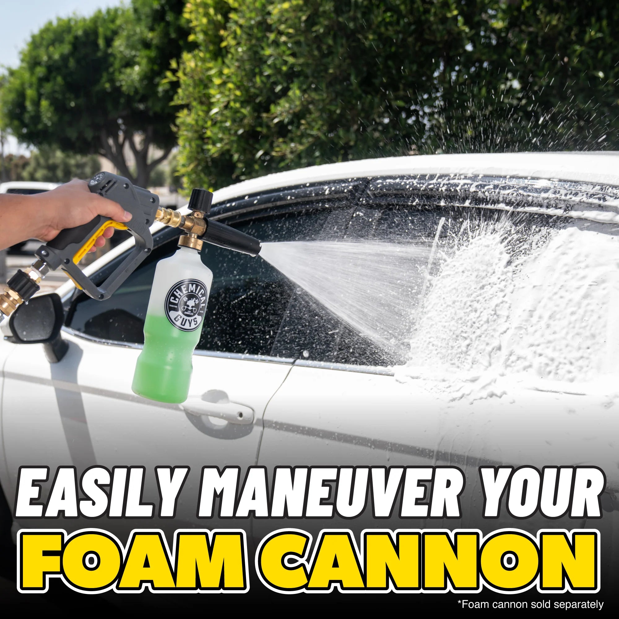 Chemical Guys TORQ Snubby Pressure Washer Gun - Foam Cannon Attachment - Image 11