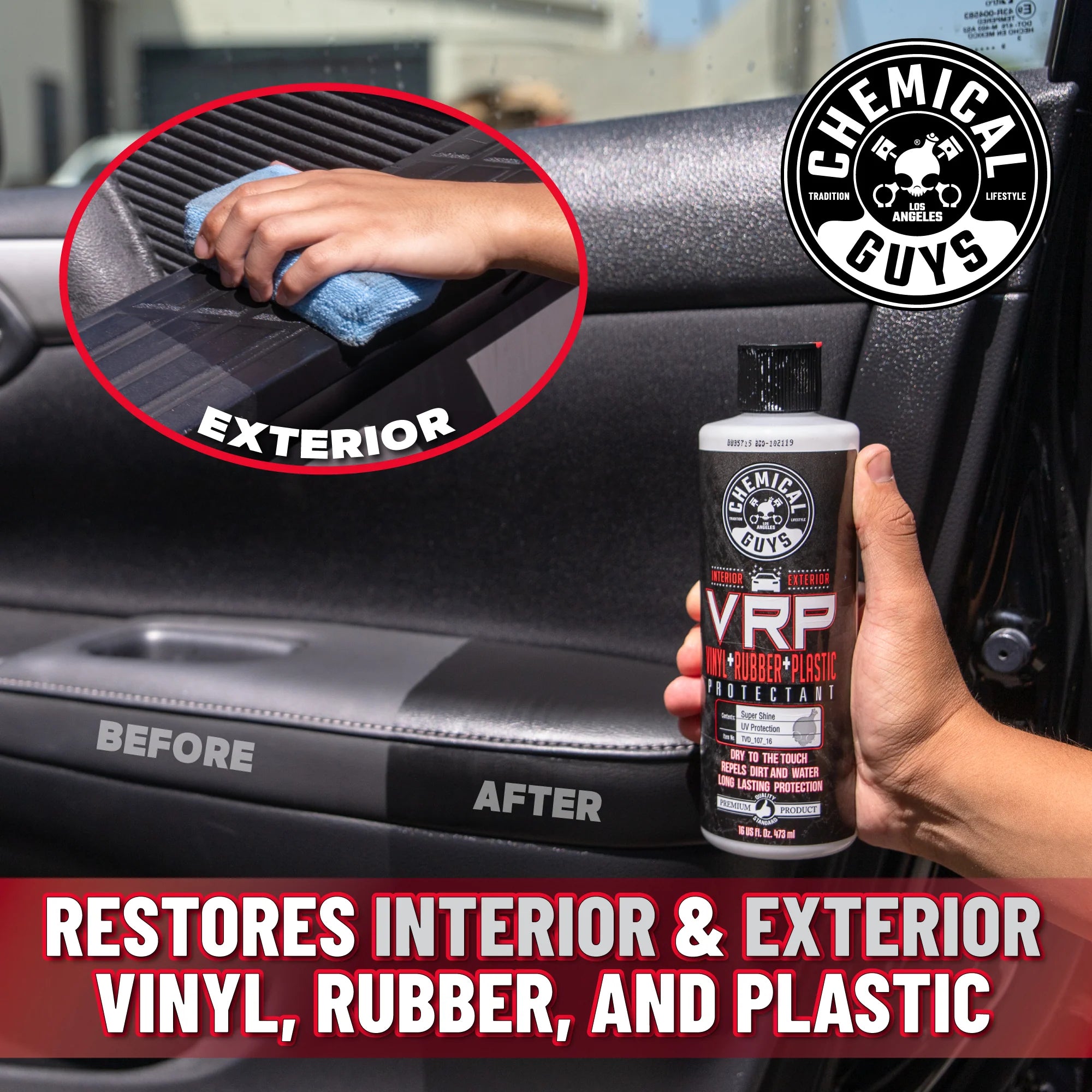 Chemical Guys VRP Vinyl, Rubber, Plastic Protectant - Image 3