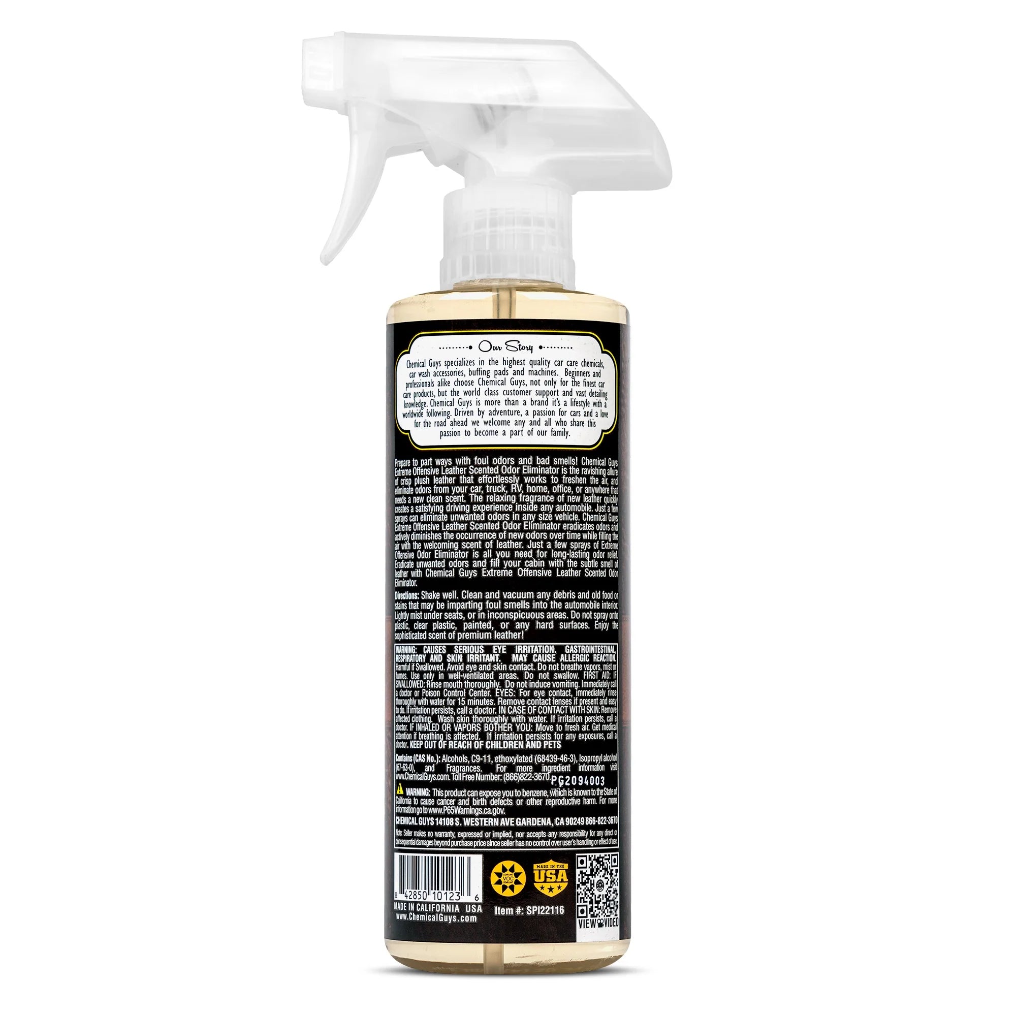 Chemical Guys Extreme Offensive Odor Eliminator Leather Scent - Image 10