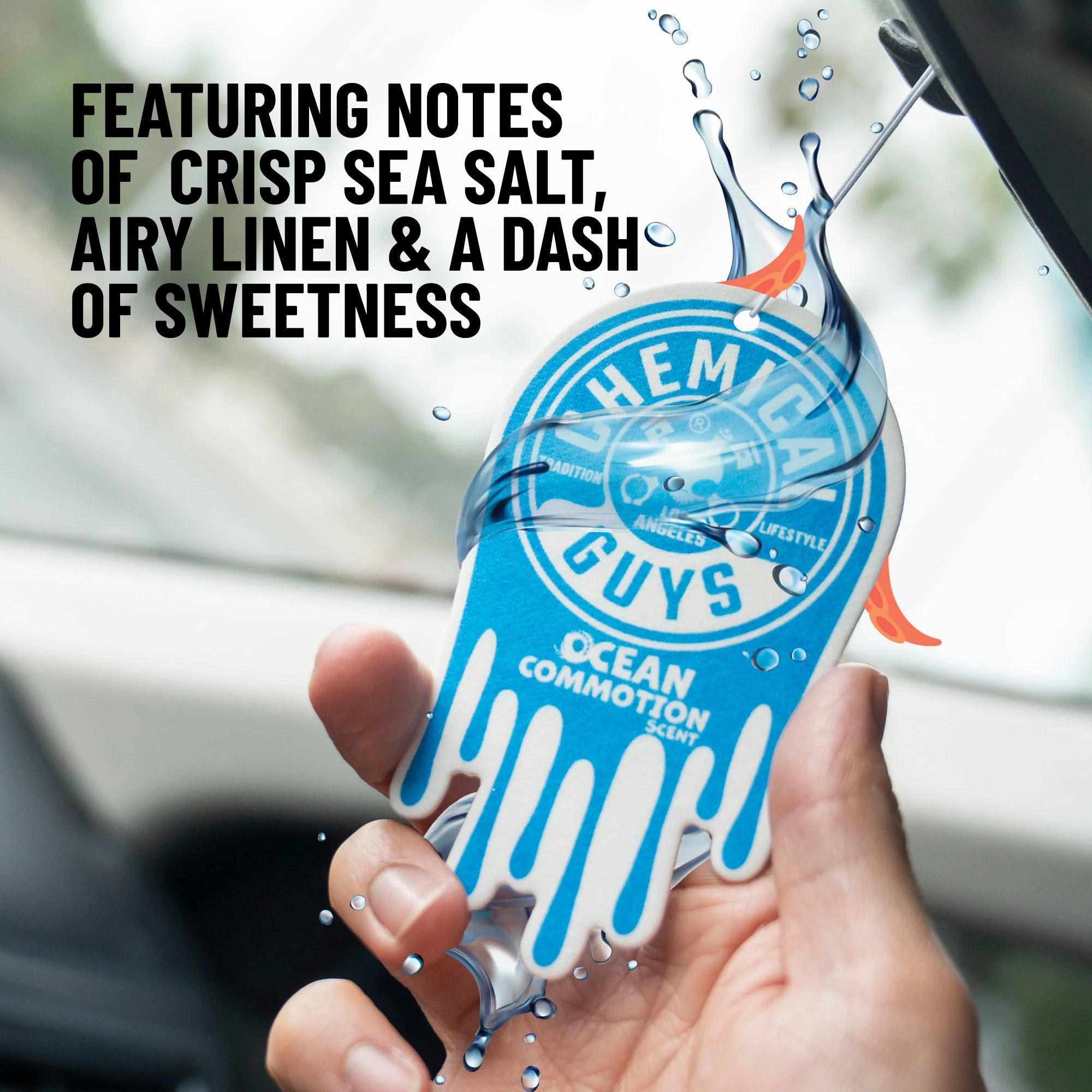 Chemical Guys Ocean Commotion Hanging Air Freshener - Image 3