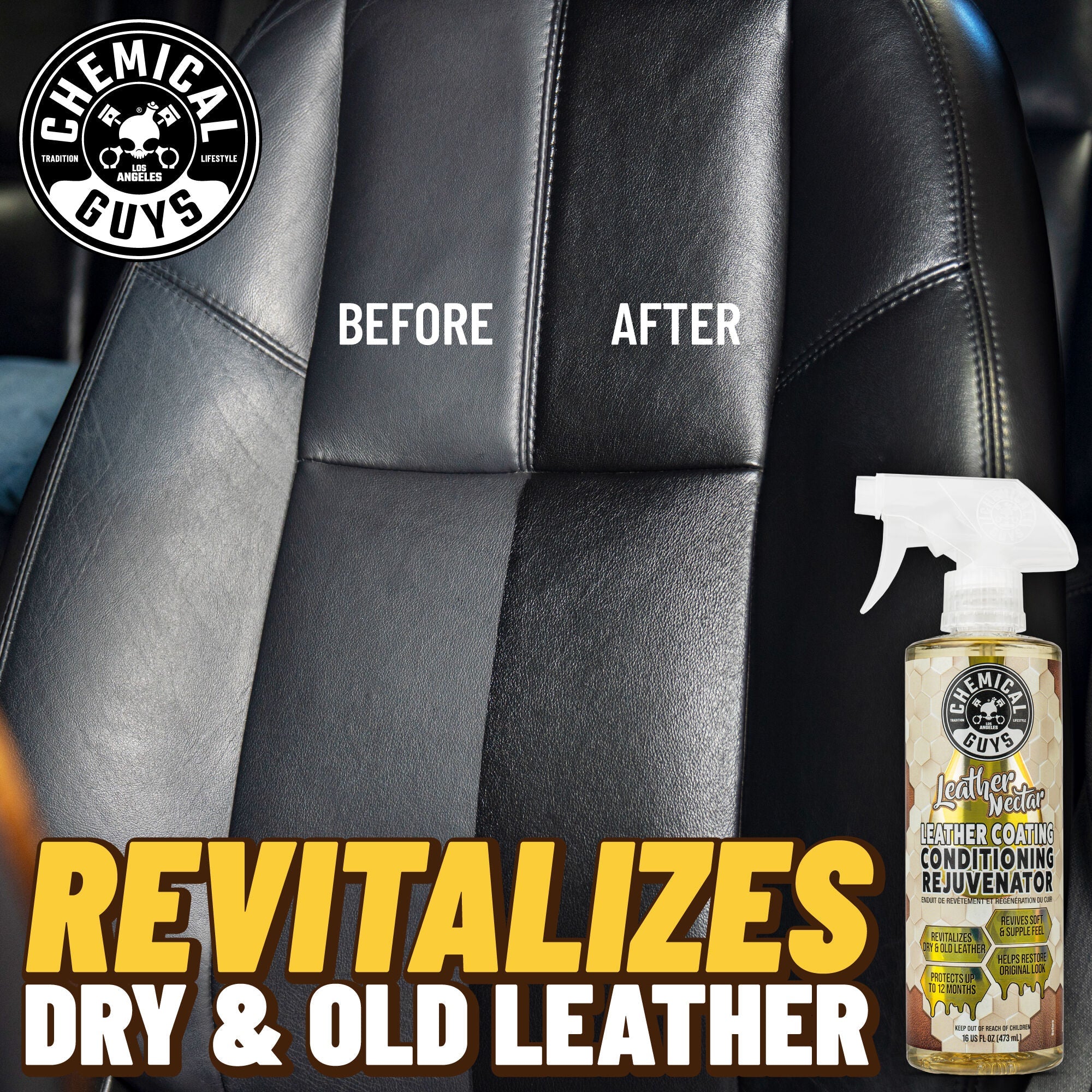 Chemical Guys Leather Nectar Leather Coating Conditioning Rejuvenator - Image 2