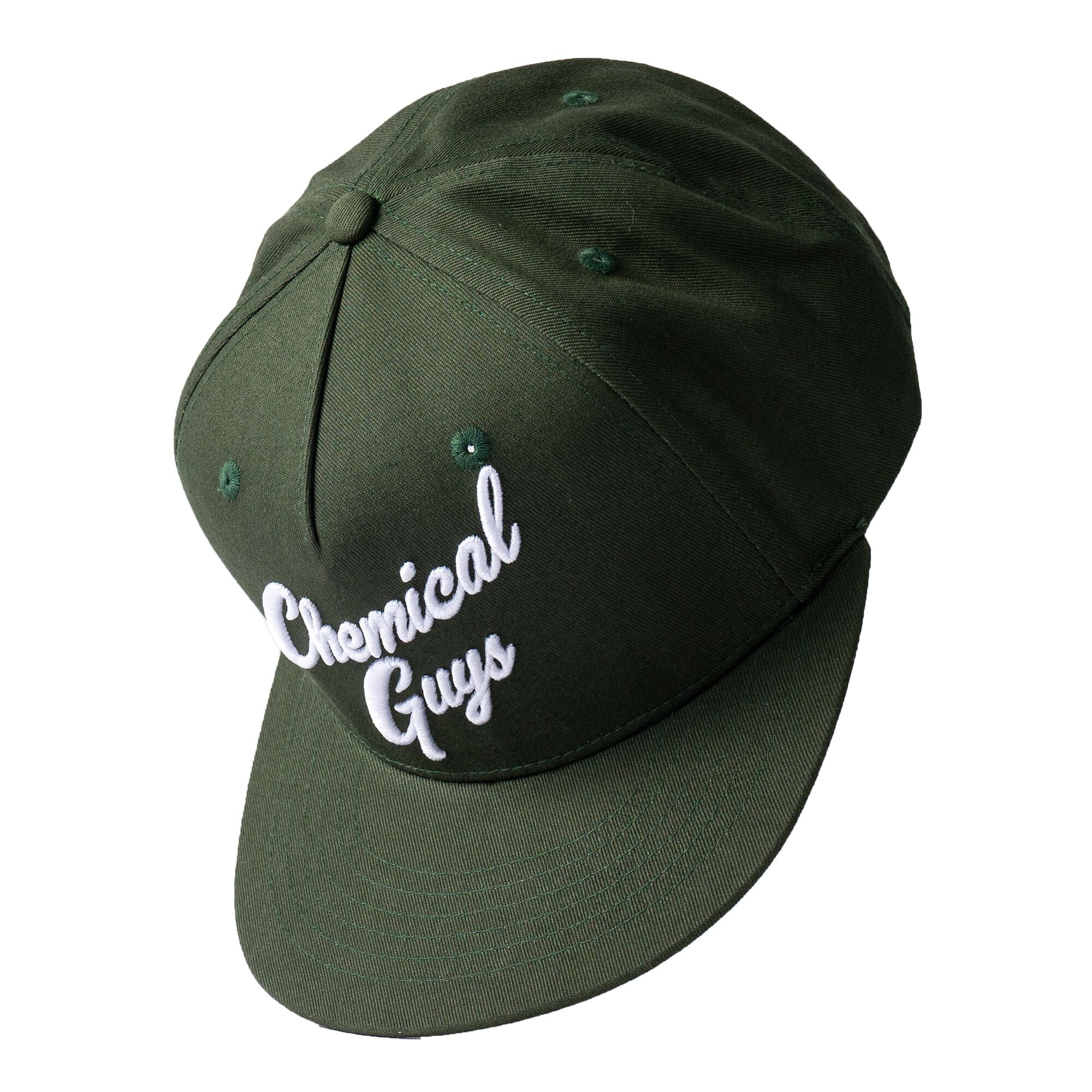 Chemical Guys Snap-It-Back Olive Green Script Hat - Image 6