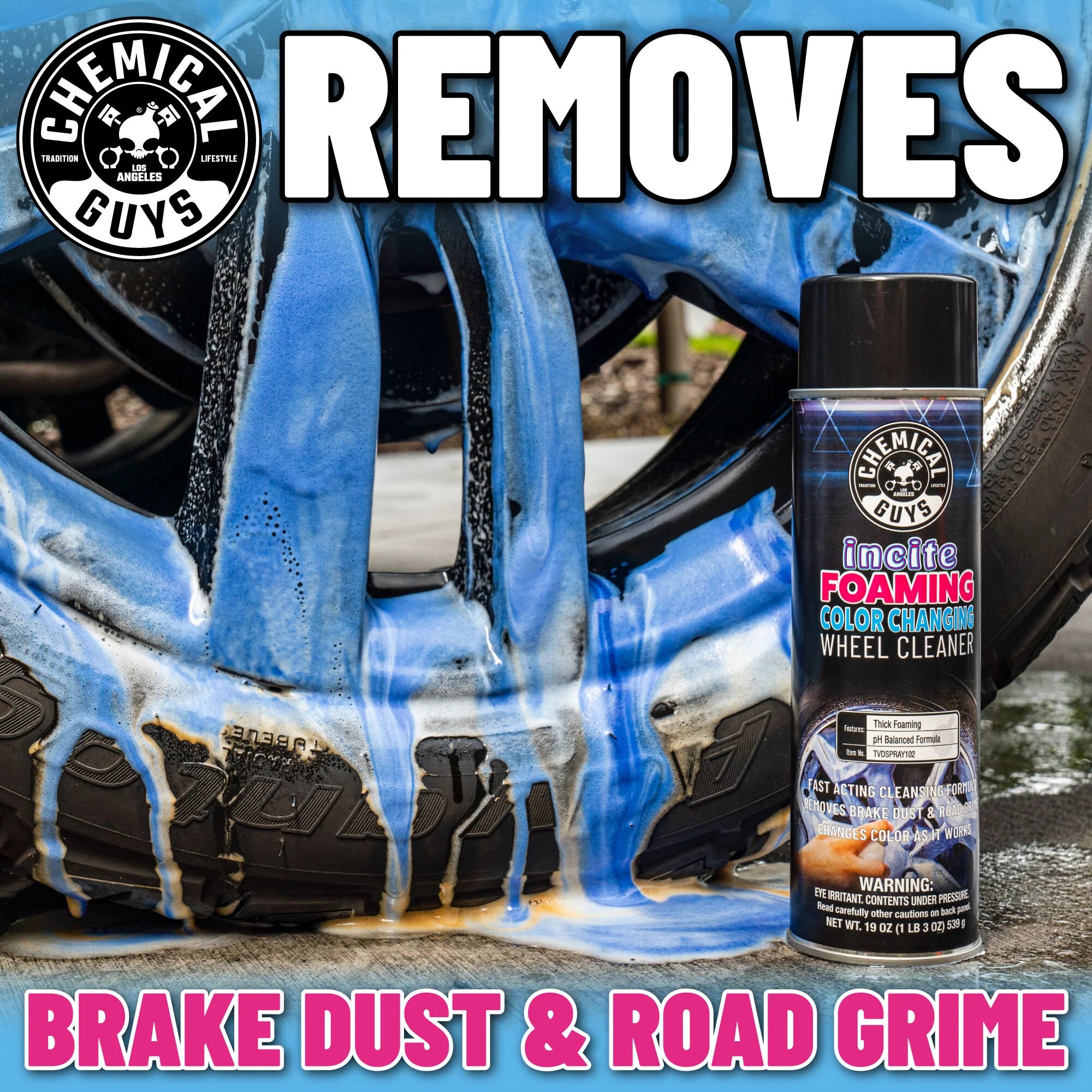 Chemical Guys Incite Foaming Wheel Cleaner - Image 3