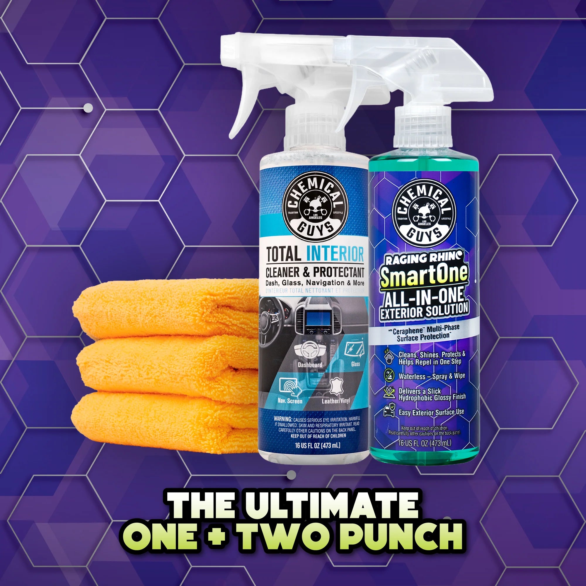 Chemical Guys Raging Rhino SmartOne All-In-One Total Exterior & Interior Kit - Image 2