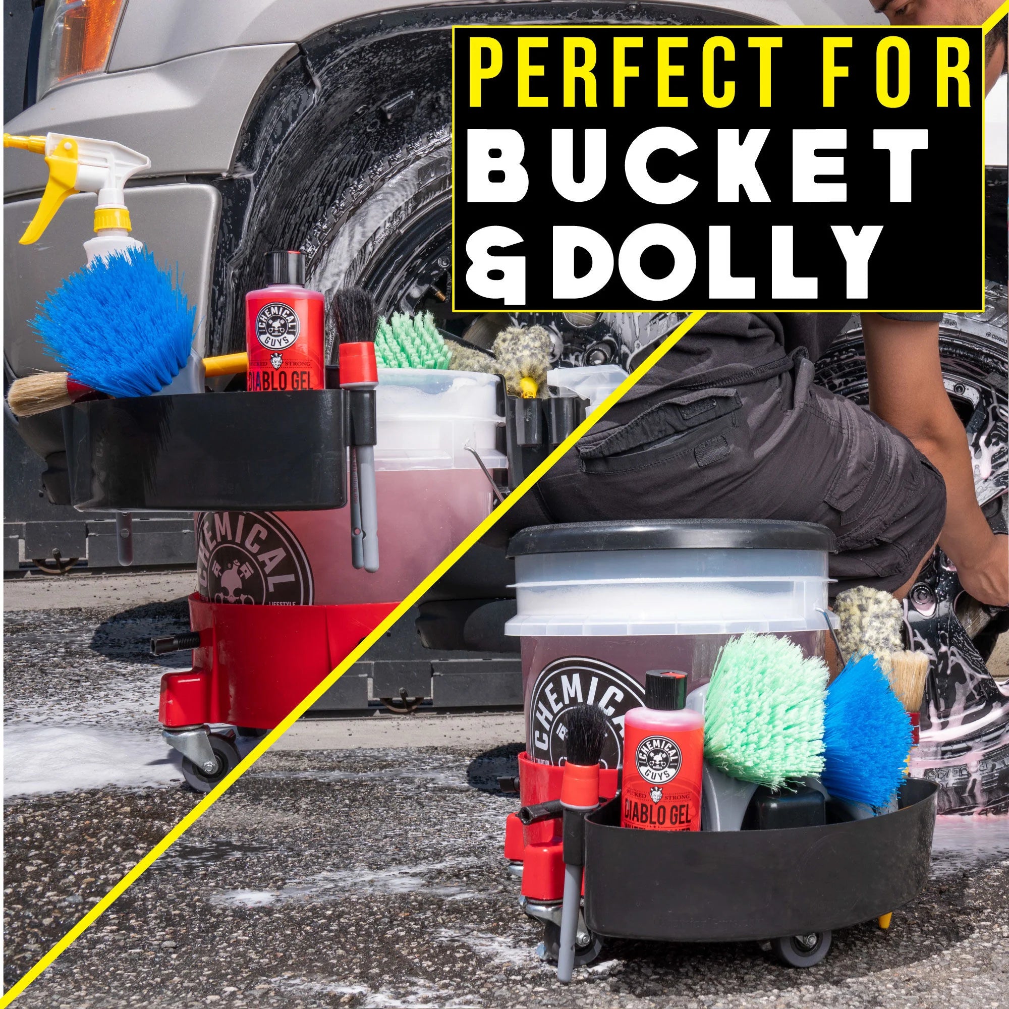 Chemical Guys The Freeloader Bucket & Dolly Organizer - Image 4