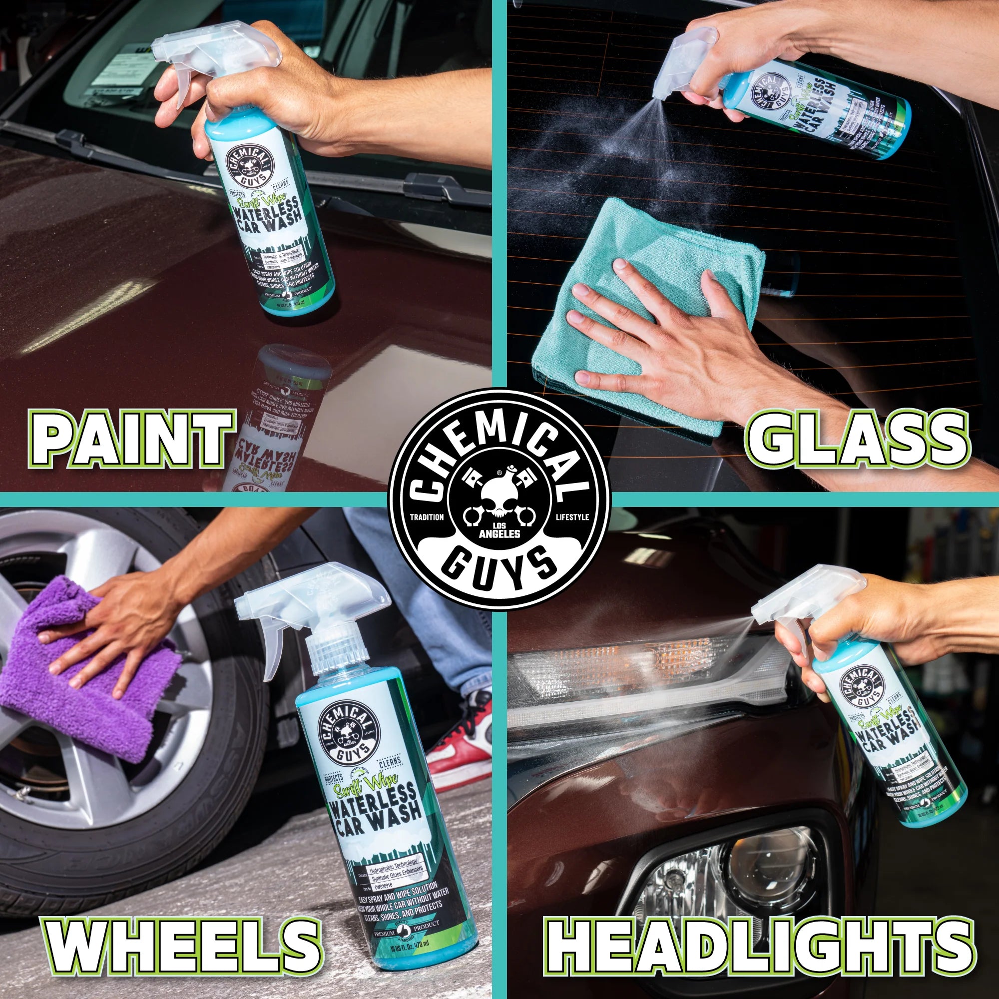 Chemical Guys Swift Wipe Waterless Car Wash - Image 14
