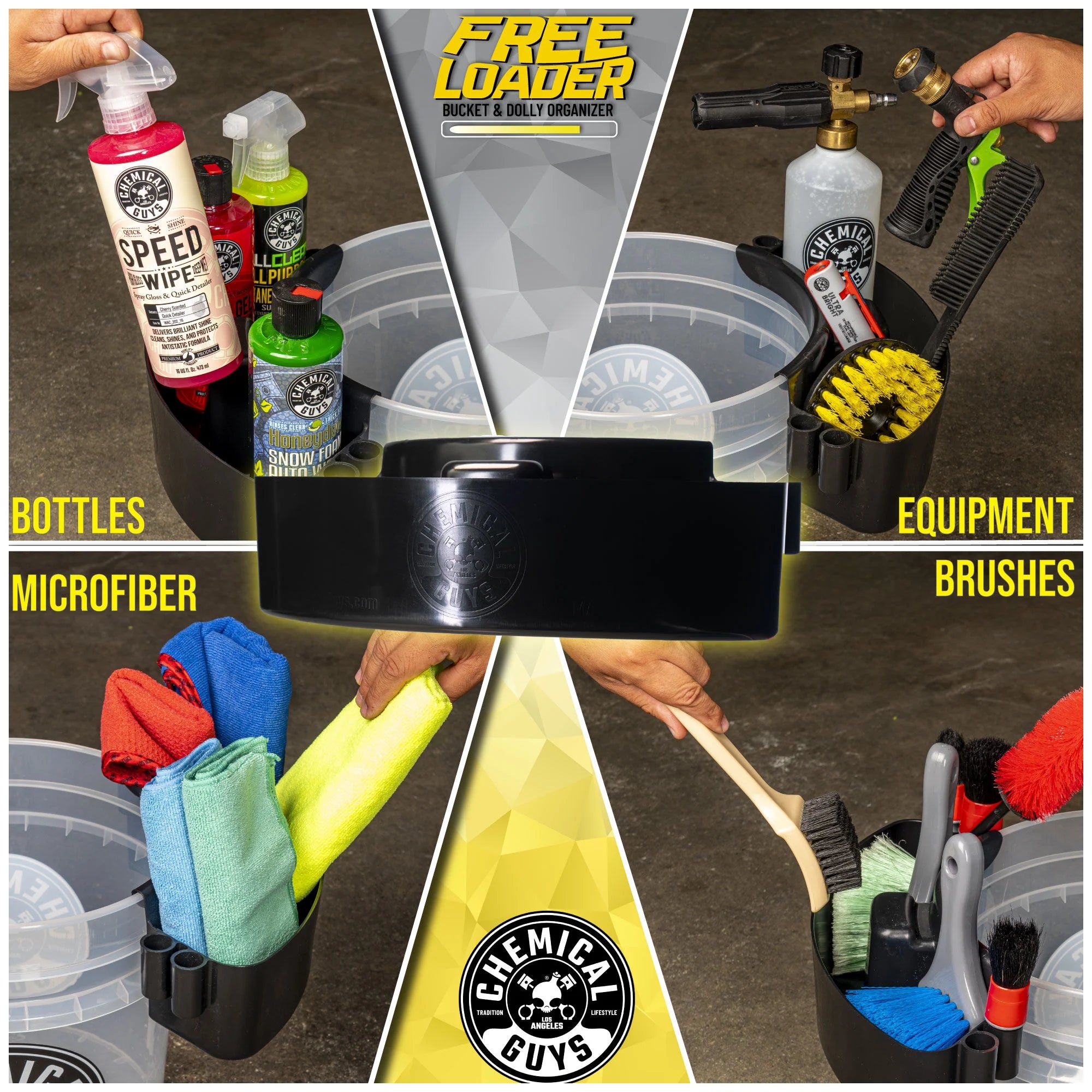 Chemical Guys The Freeloader Bucket & Dolly Organizer - Image 10