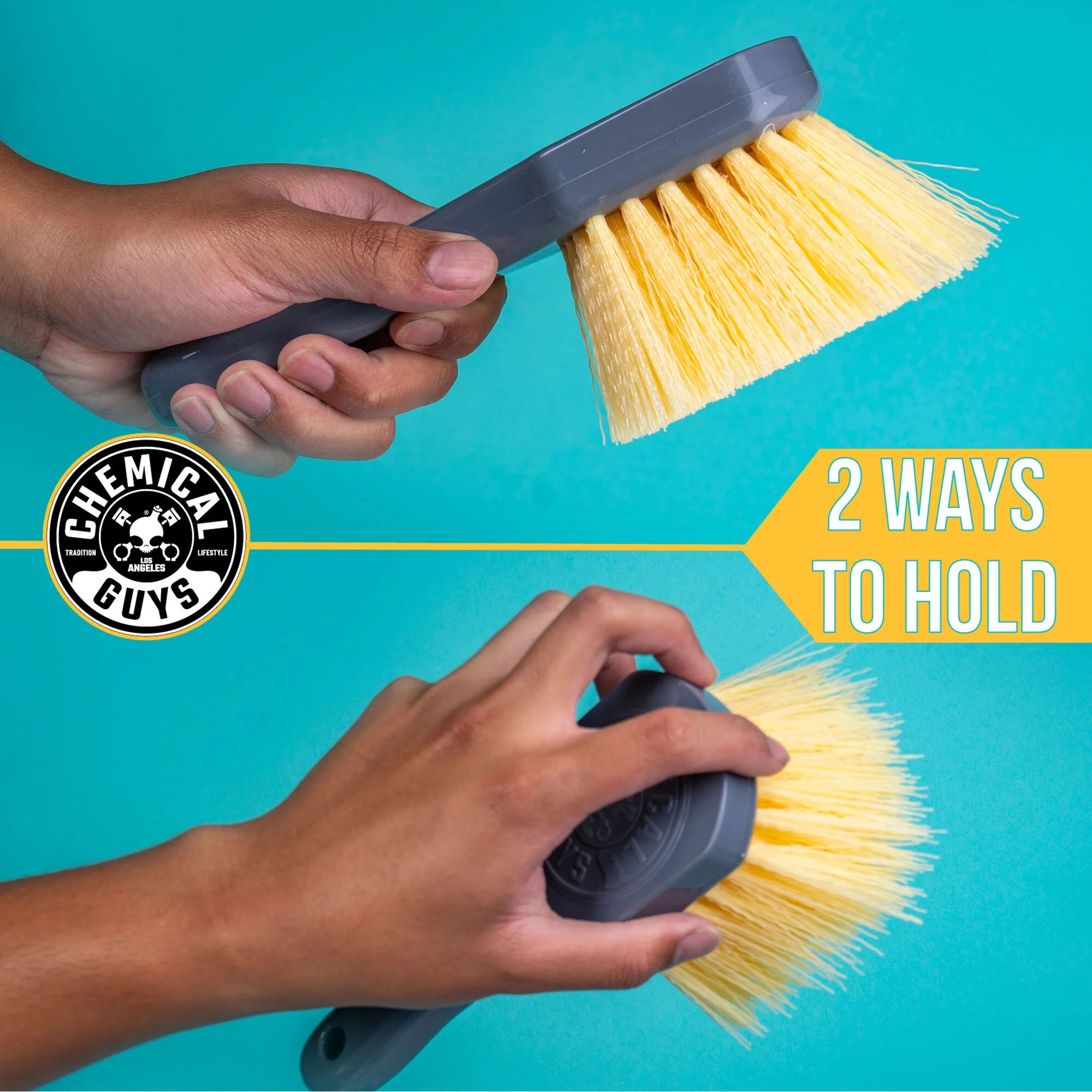 Chemical Guys Nice & Stiff Heavy Duty Carpet & Interior Brush - Image 4