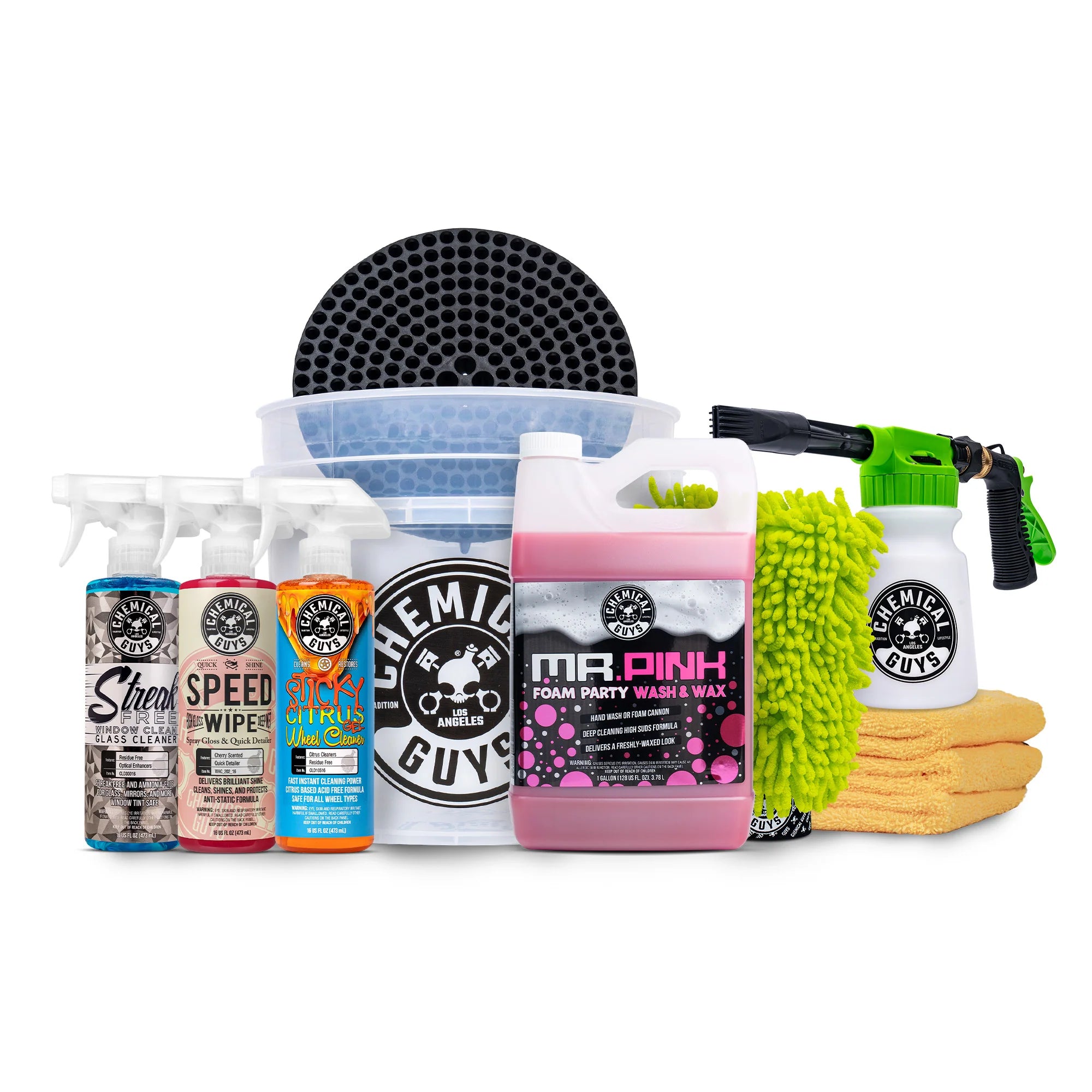 Chemical Guys Mr. Pink Foam Party Car Wash Deluxe Kit with Foam Gun - Image 6