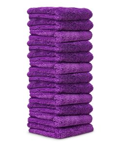 Chemical Guys Happy Ending Edgeless Microfiber Towels, 16x16 12-Pack