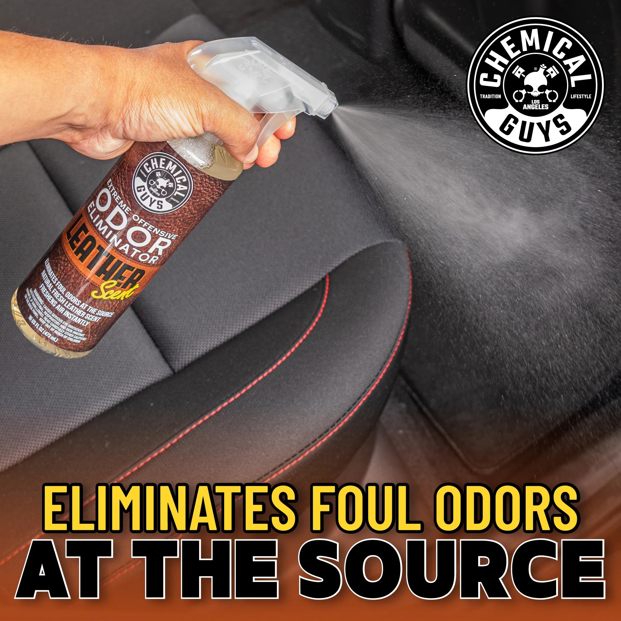 Chemical Guys Extreme Offensive Odor Eliminator Leather Scent - Image 8
