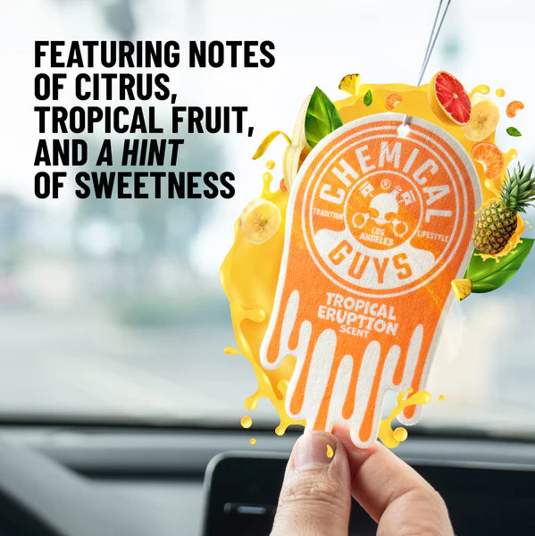 Chemical Guys Tropical Eruption Hanging Air Freshener - Image 3