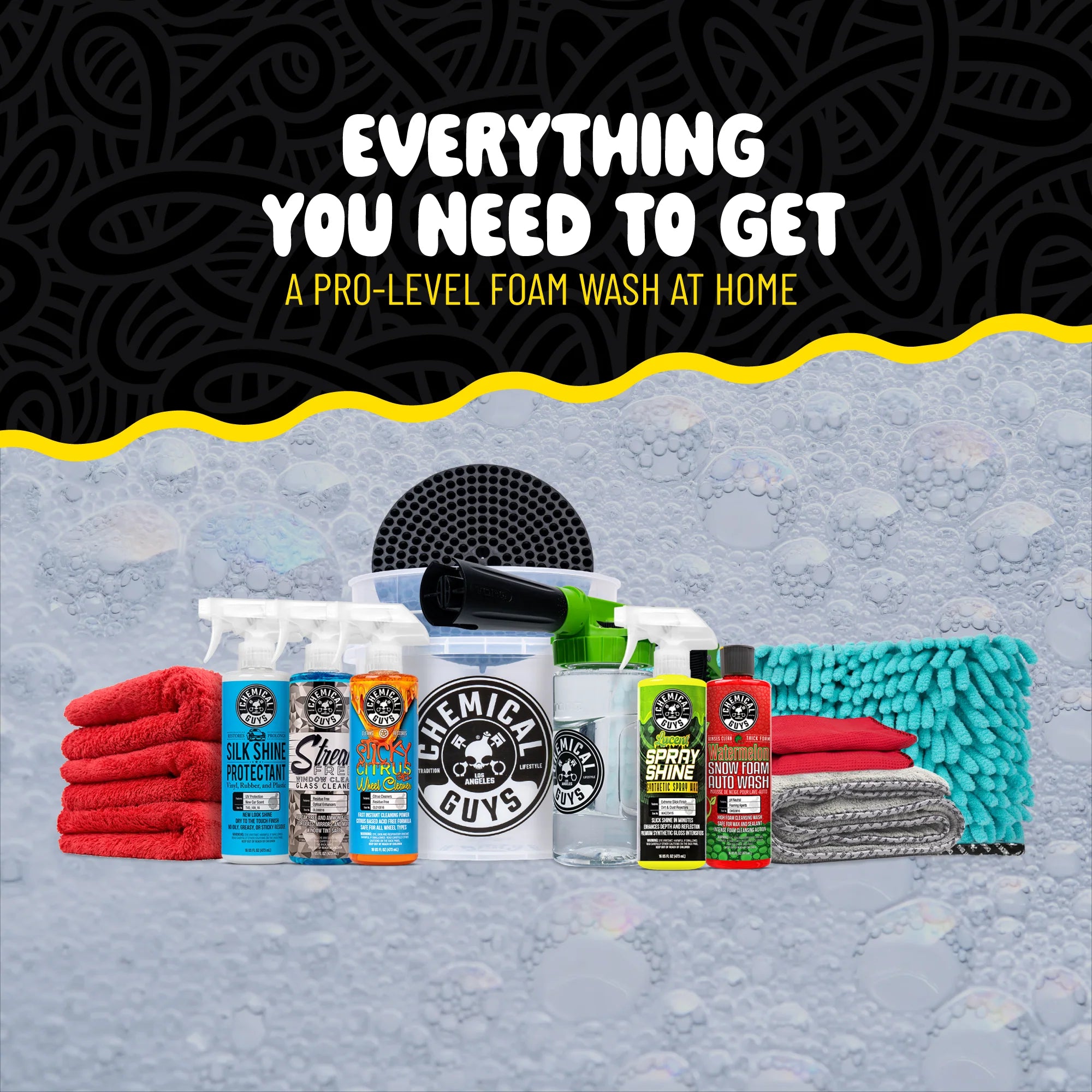 Chemical Guys All in One Foam Blaster Wash & Wax Ultimate Kit w/Bucket - Image 2