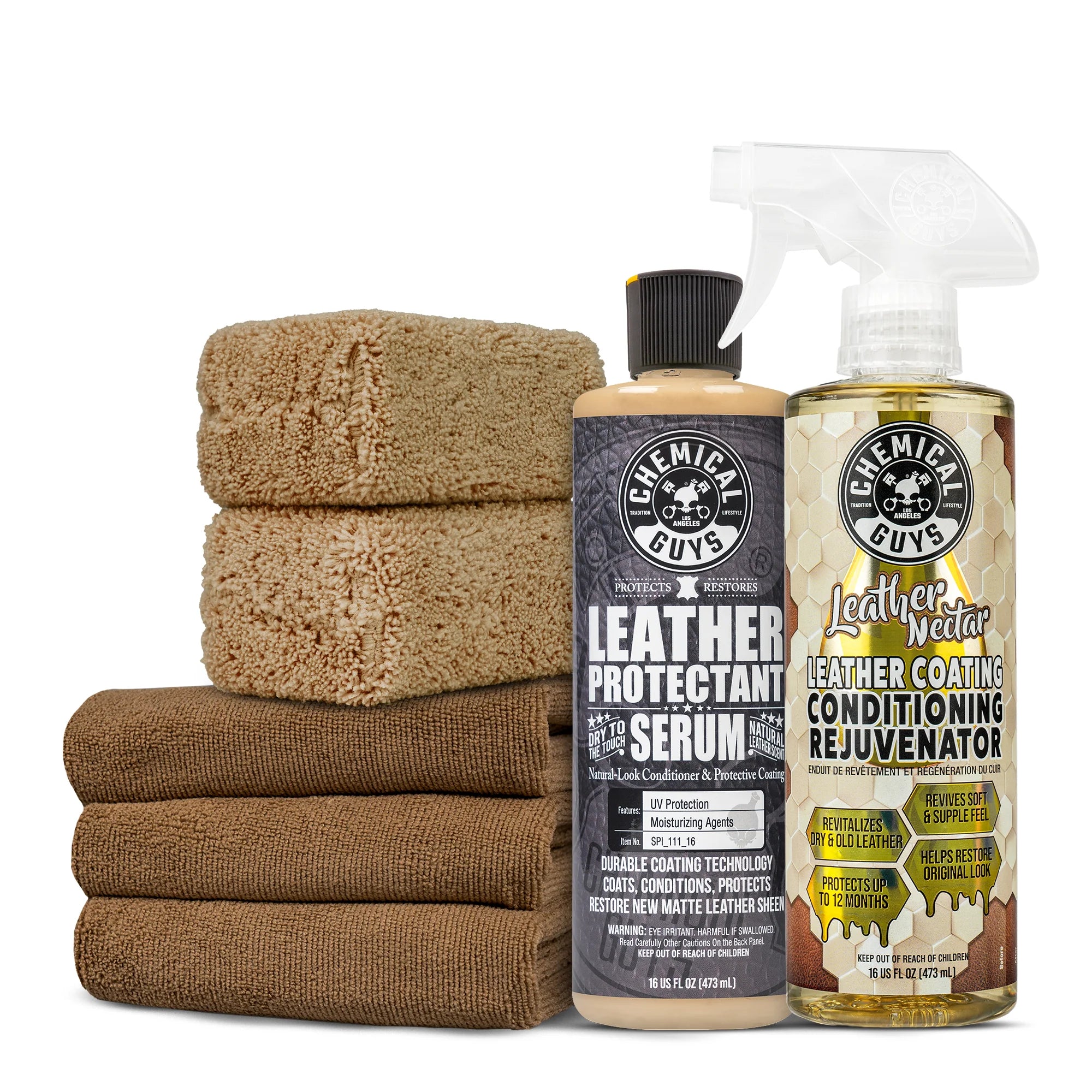 Chemical Guys Leather Rejuvenate & Protect Kit