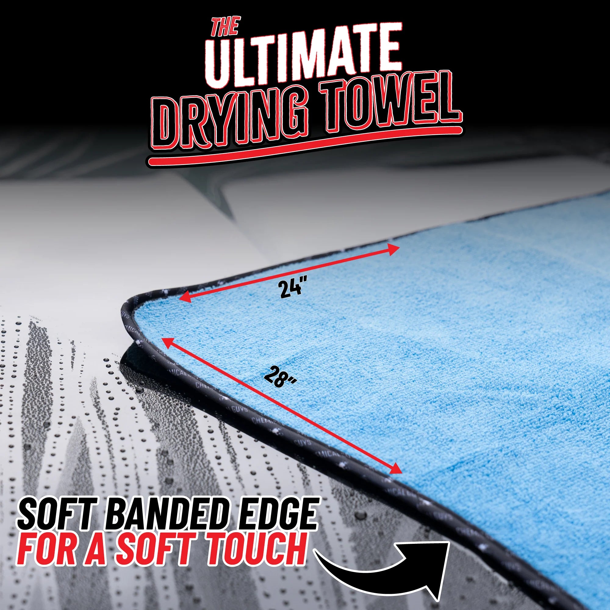 Chemical Guys Thirst Trap - Microfiber Chamois Drying Towel - Image 2