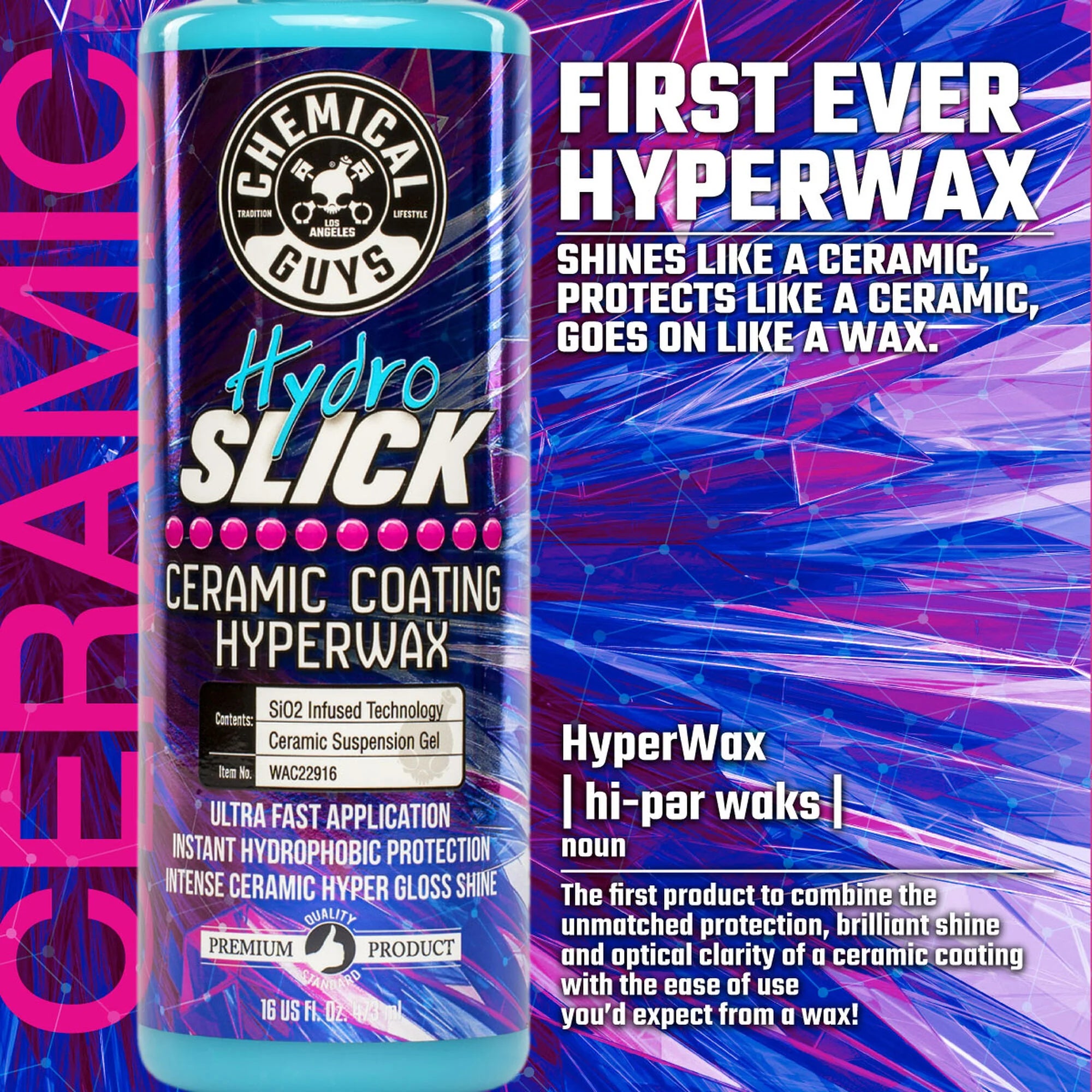 Chemical Guys HydroSlick Ceramic Coating HyperWax - Image 5