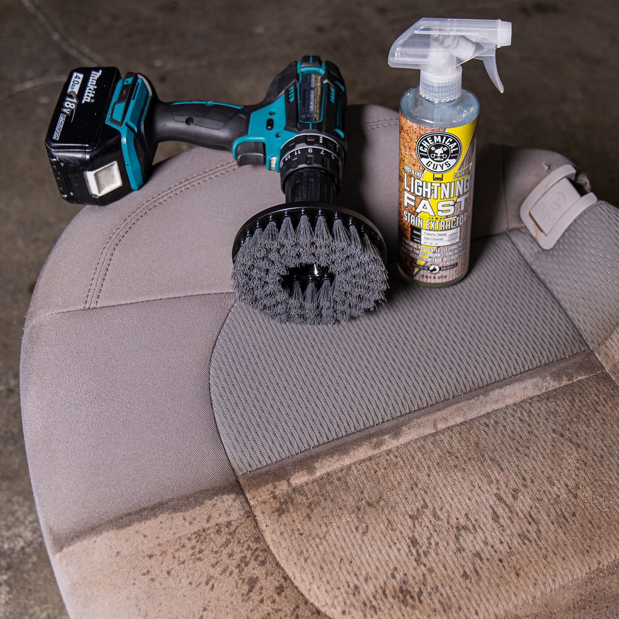 Chemical Guys Chemical Guys Spinner Multi-Surface Drill Brush, Light Duty - Image 14