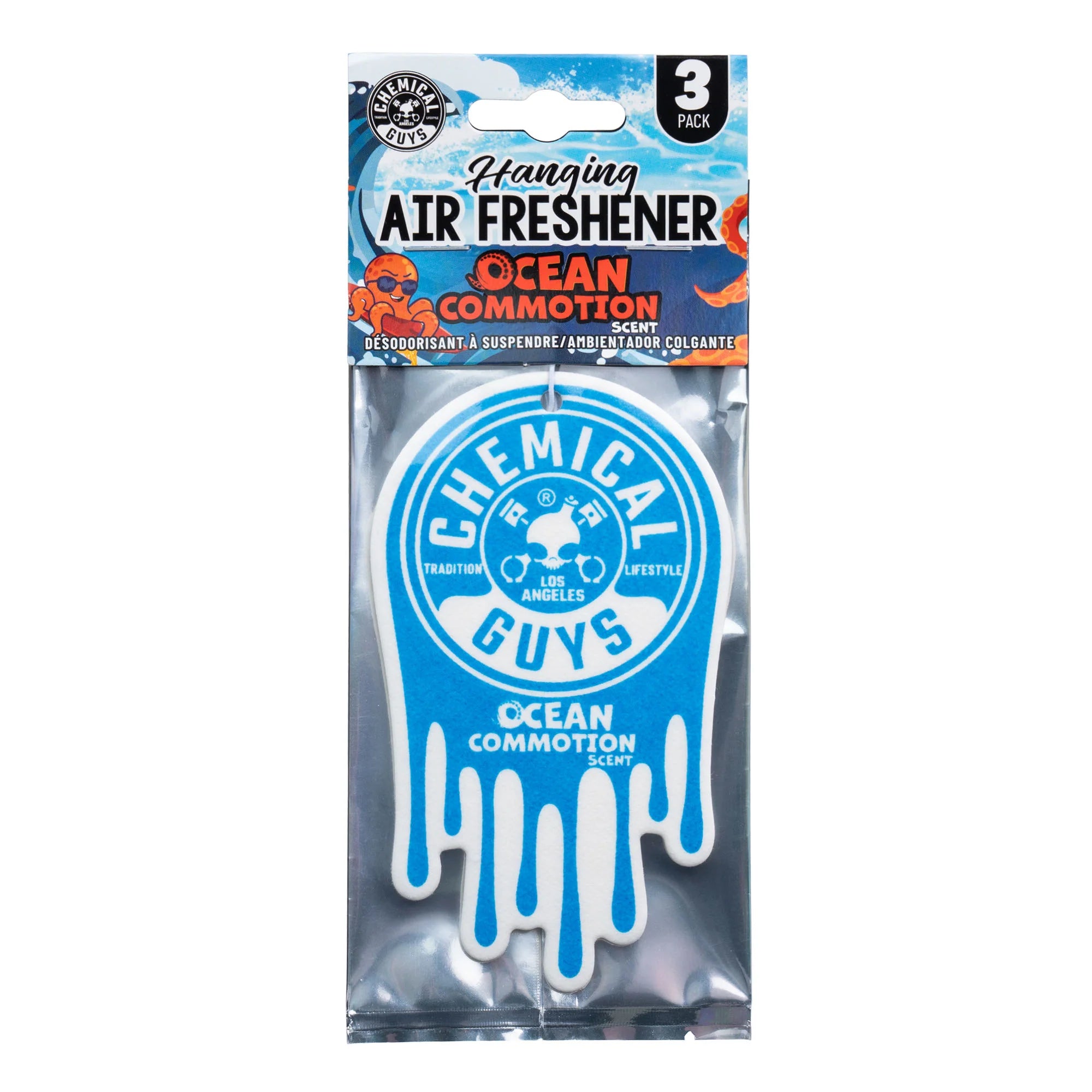 Chemical Guys Ocean Commotion Hanging Air Freshener