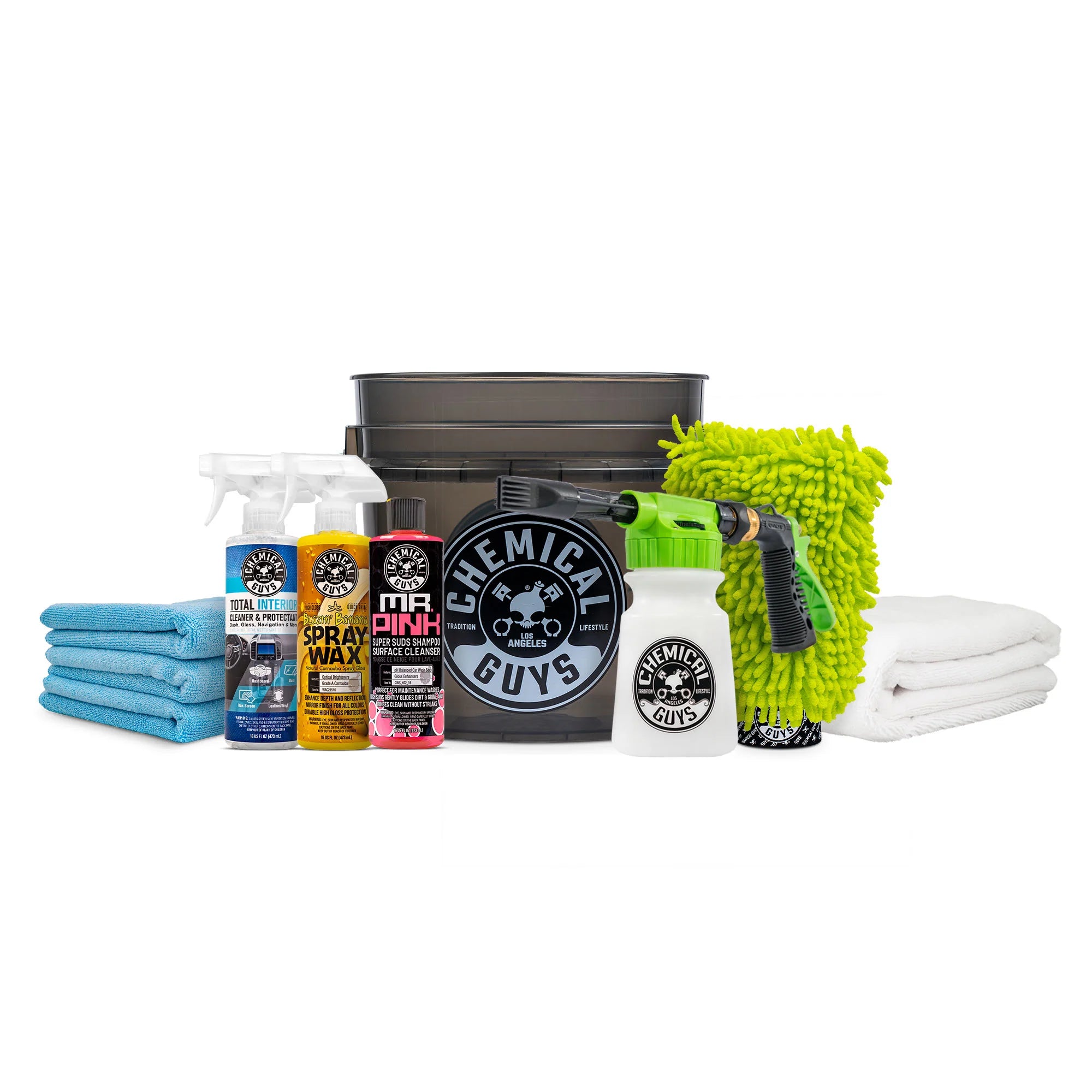 Chemical Guys Blazin' Black Foaming Wash & Complete Care Kit