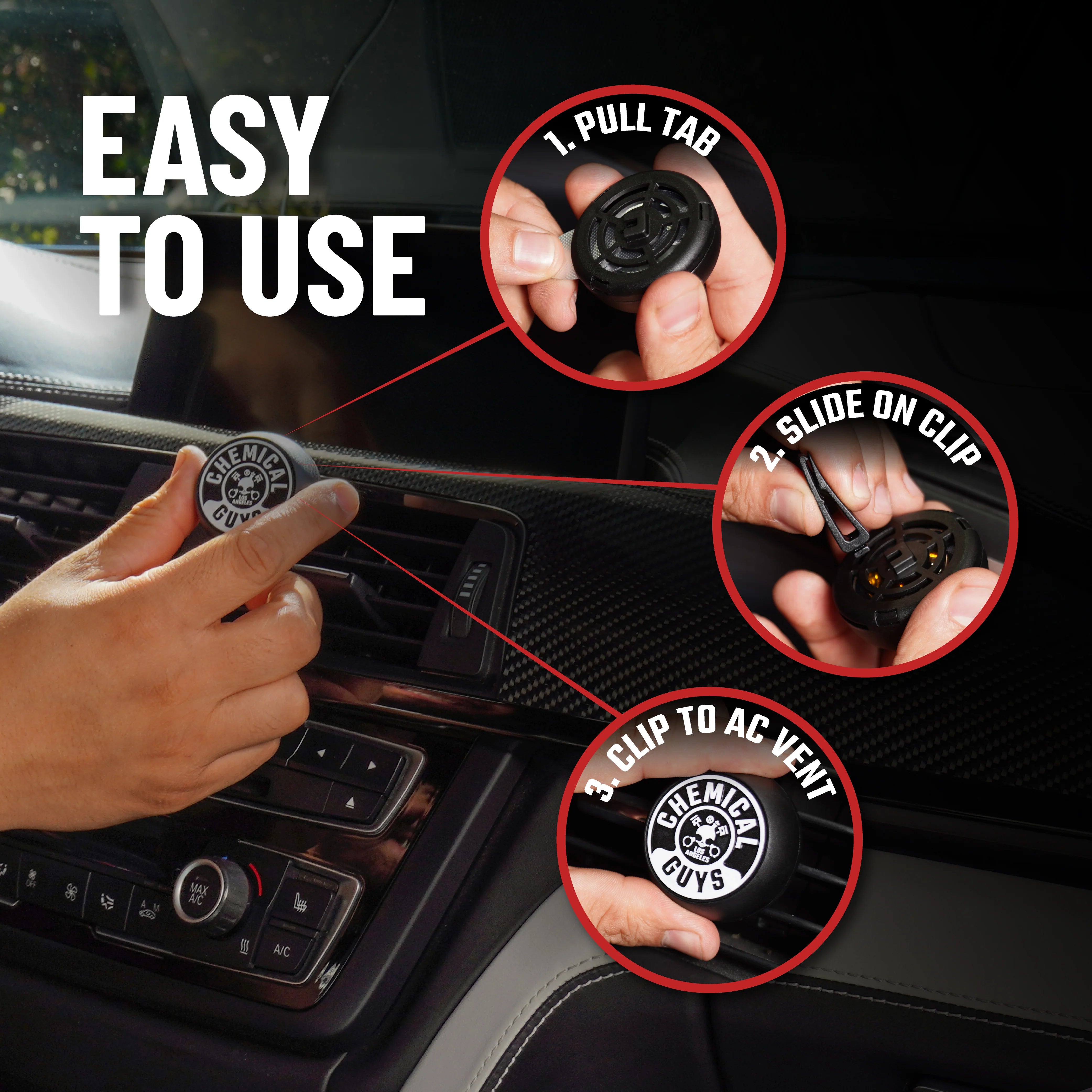 Chemical Guys Signature Scent Vent Clip Air Freshener - Image 5