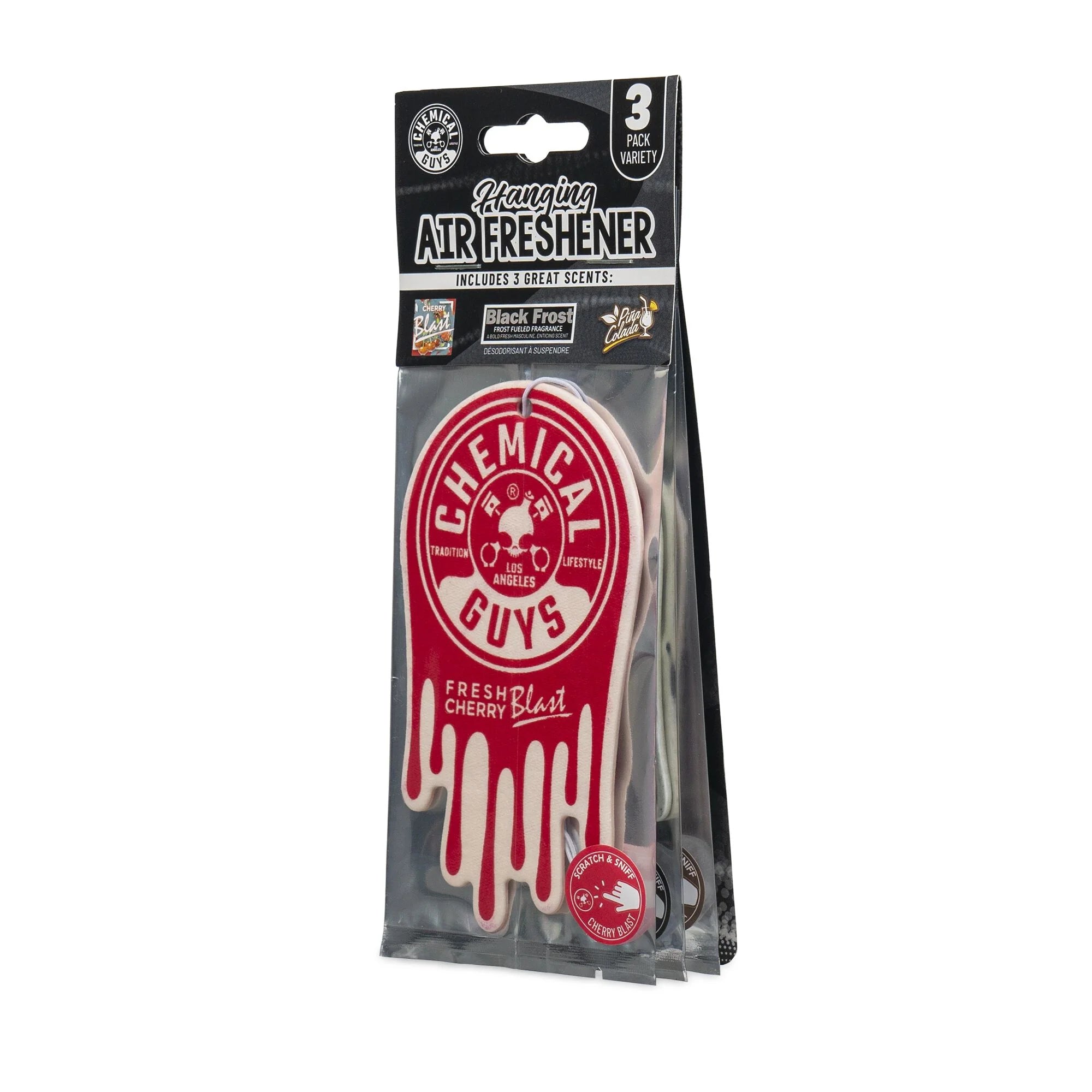 Chemical Guys Hanging Air Freshener Assorted 3-Pack - Image 9