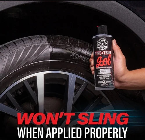 Chemical Guys Tire+Trim Gel Plastic and Rubber High-Gloss Restorer and Protectant - Image 8