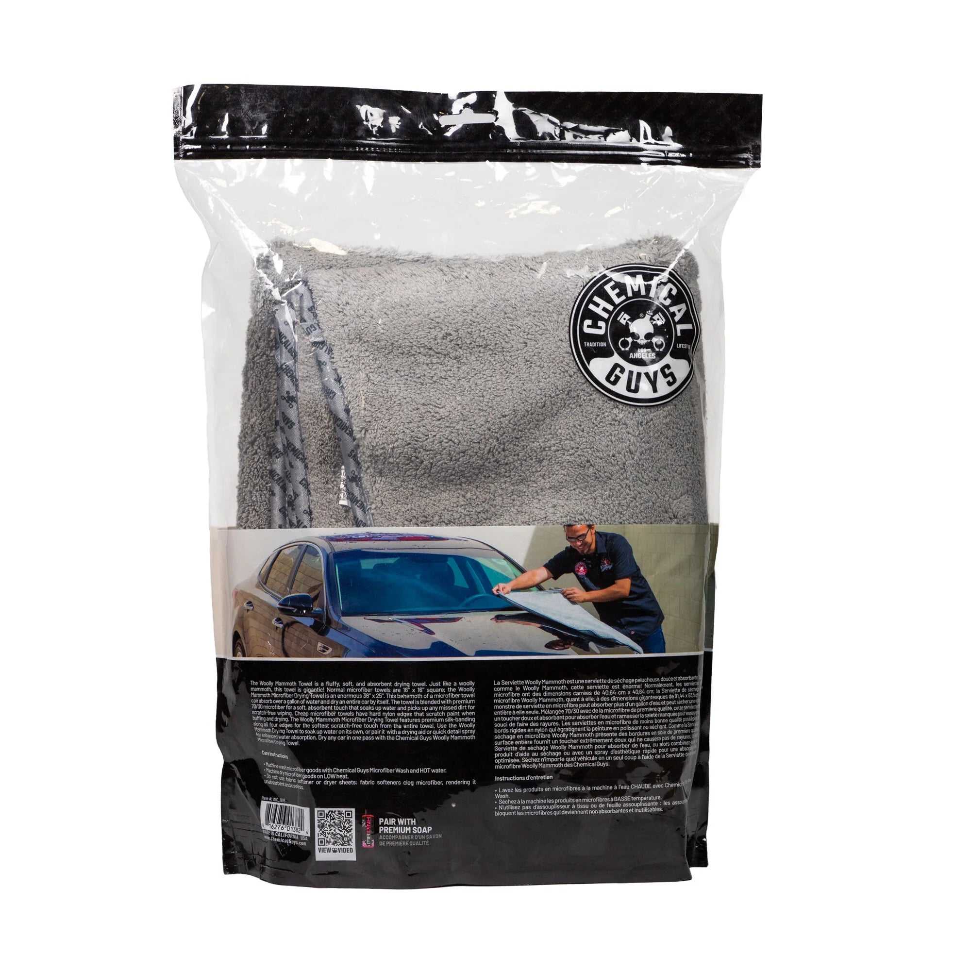Chemical Guys Woolly Mammoth Microfiber Drying Towel - Image 10