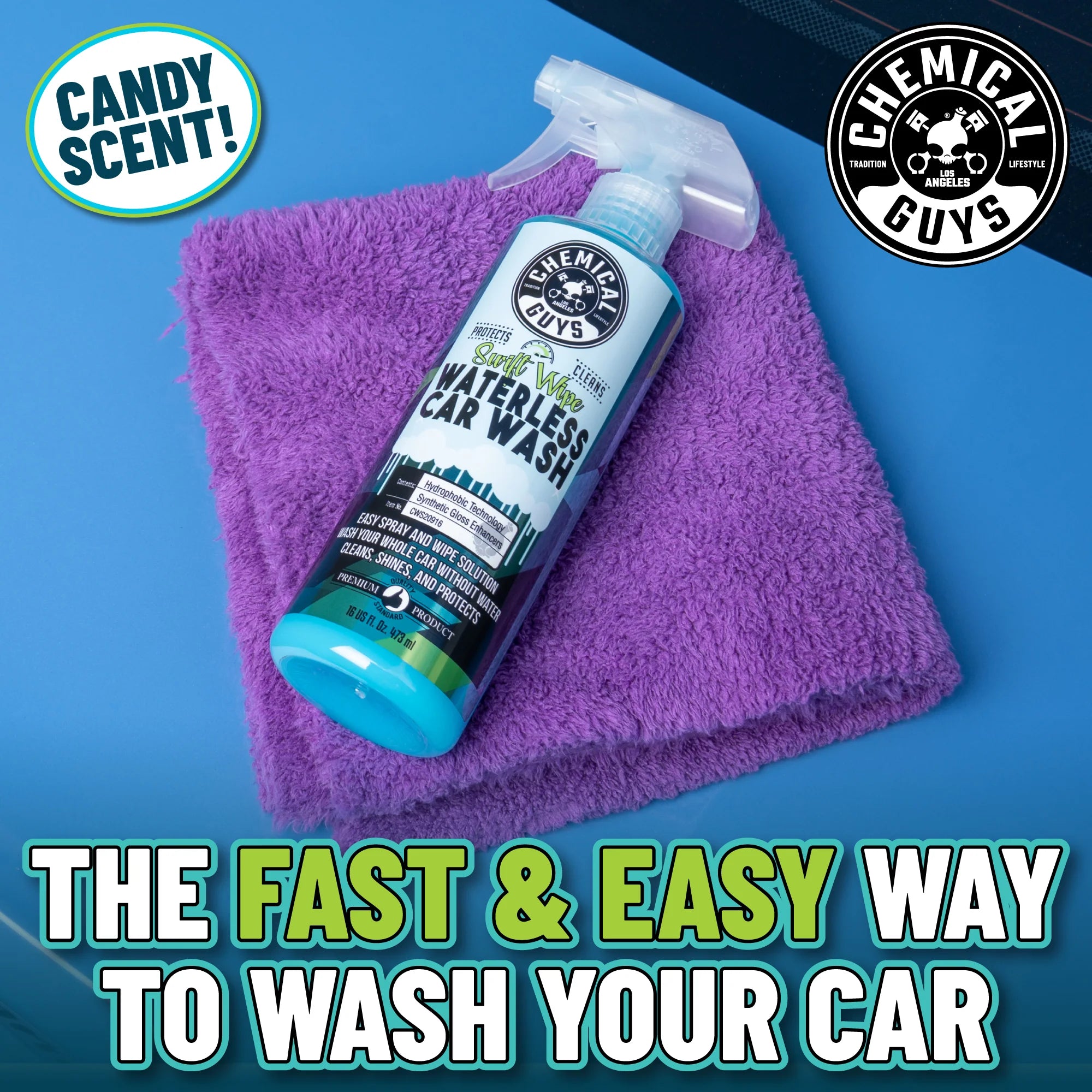 Chemical Guys Swift Wipe Waterless Car Wash - Image 15