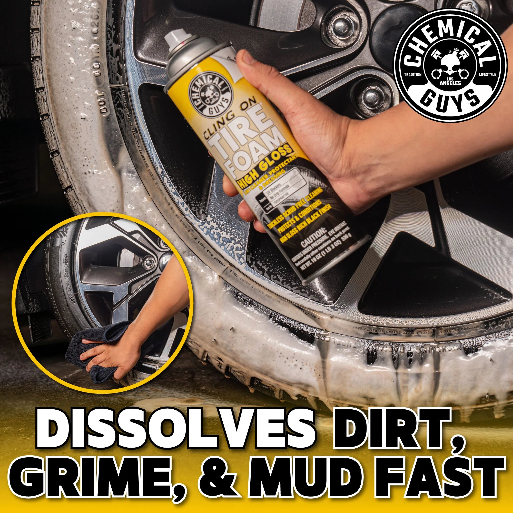 Chemical Guys Cling On Tire Foam - Image 4