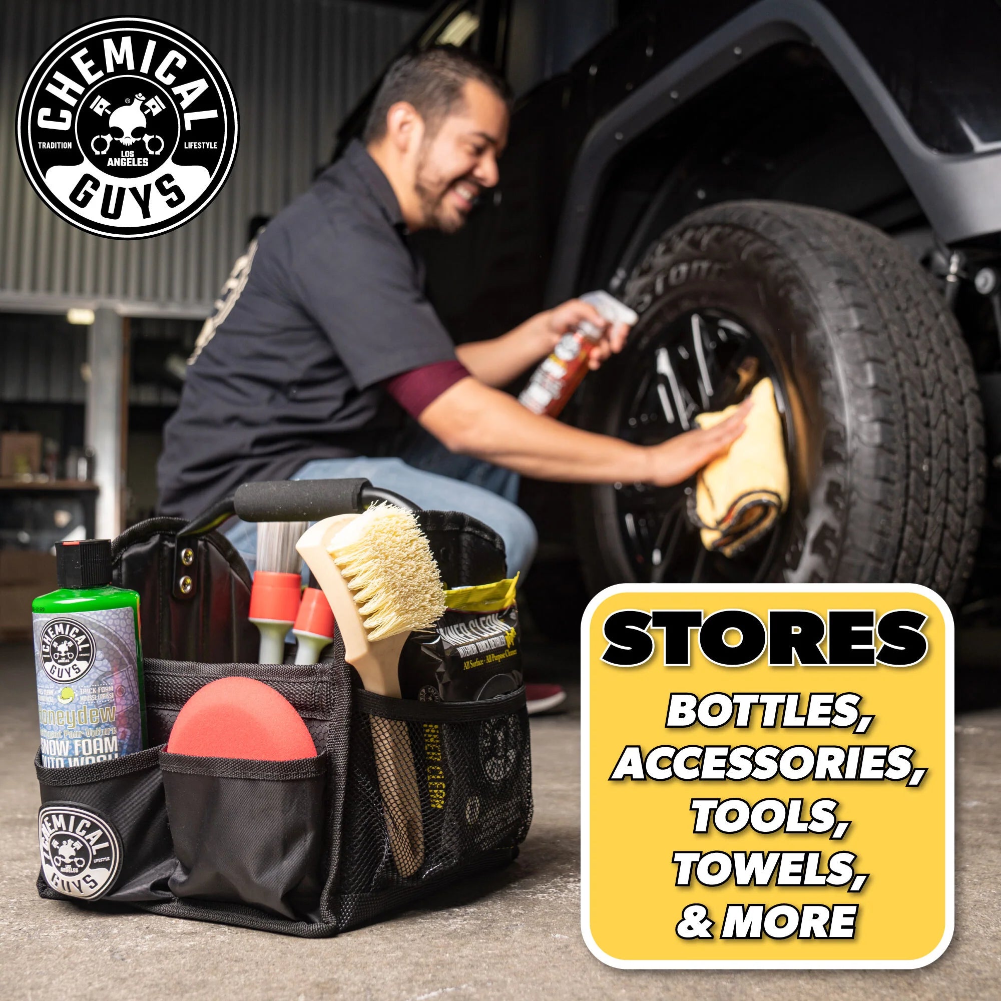 Chemical Guys Speed Load Carrying Caddy & Storage Organizer - Image 8