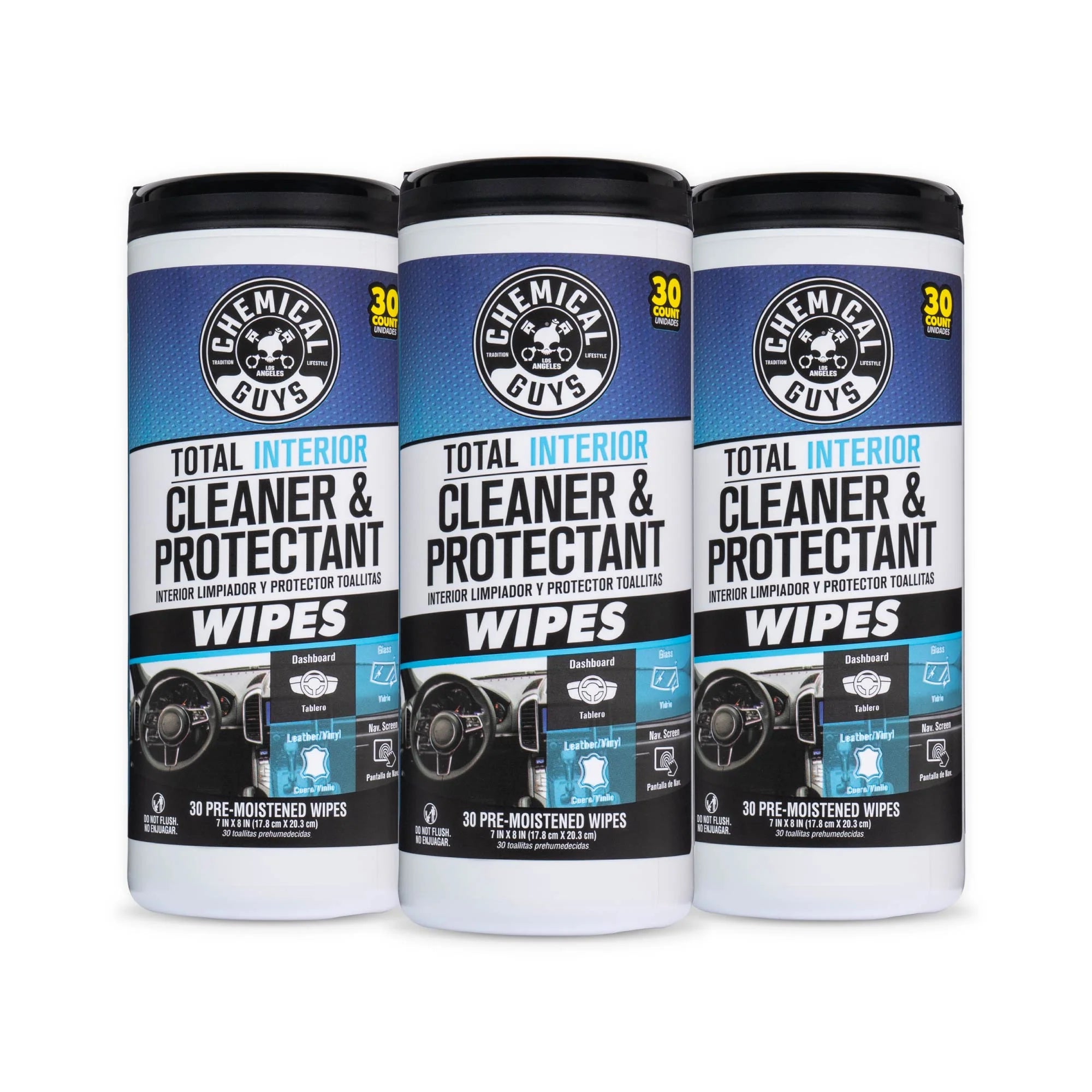 Chemical Guys Total Interior Wipes 3-Pack Kit - Image 7