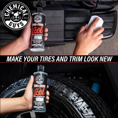 Chemical Guys Tire+Trim Gel Plastic and Rubber High-Gloss Restorer and Protectant - Image 7