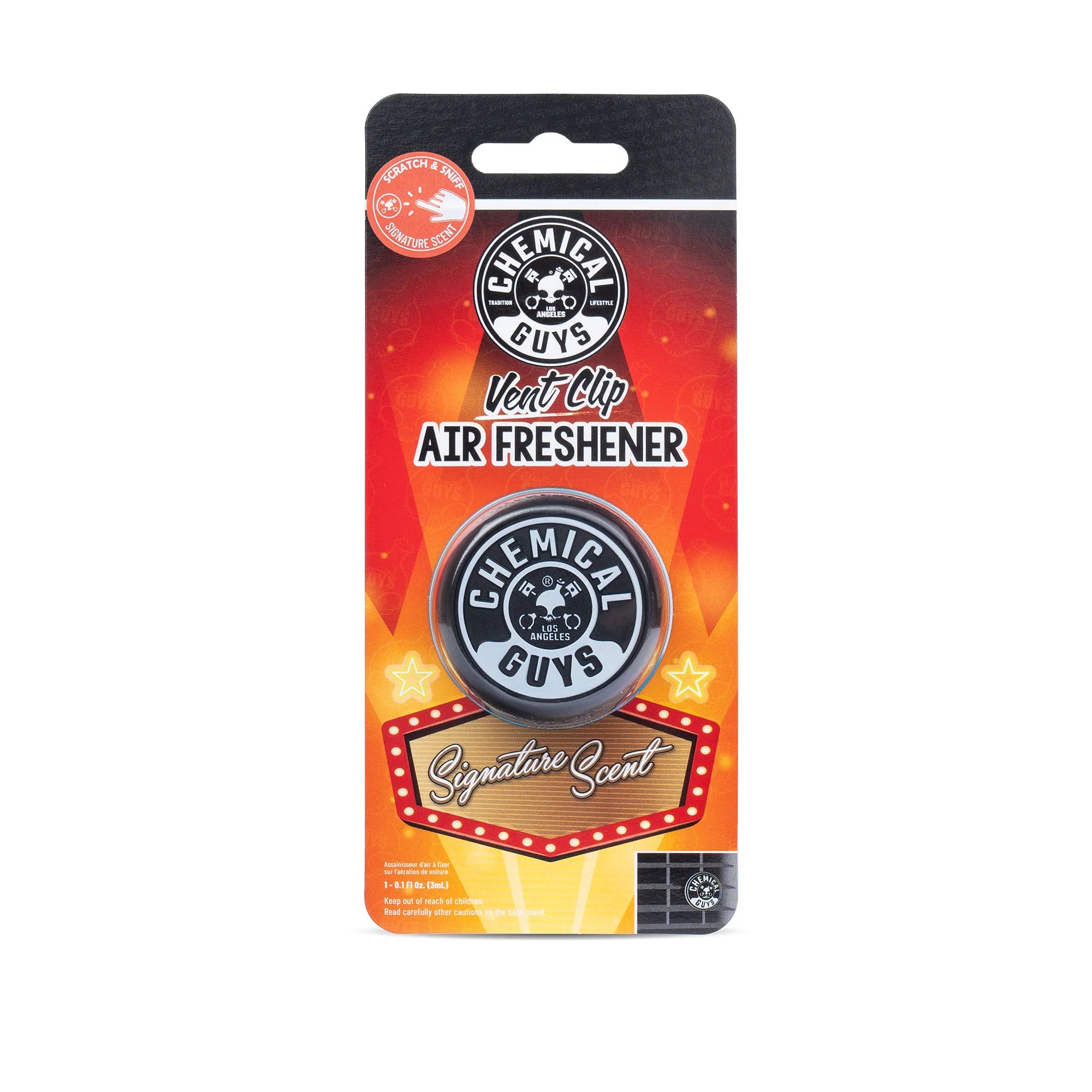 Chemical Guys Signature Scent Vent Clip Air Freshener