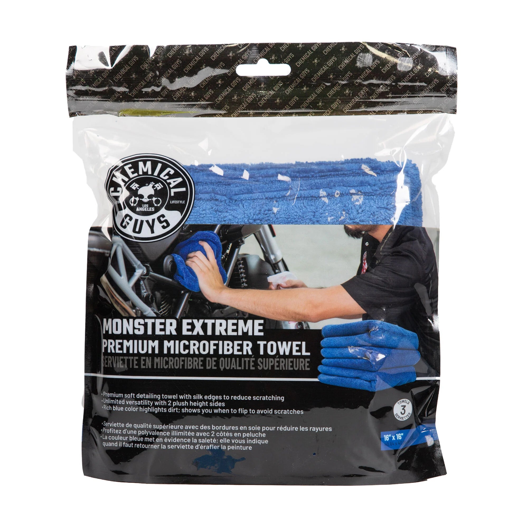 Chemical Guys Monster Extreme Thickness Towel 3-Pack - Image 2