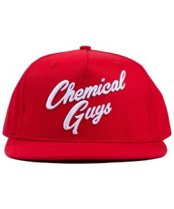Chemical Guys Snap-It-Back Red Script Hat