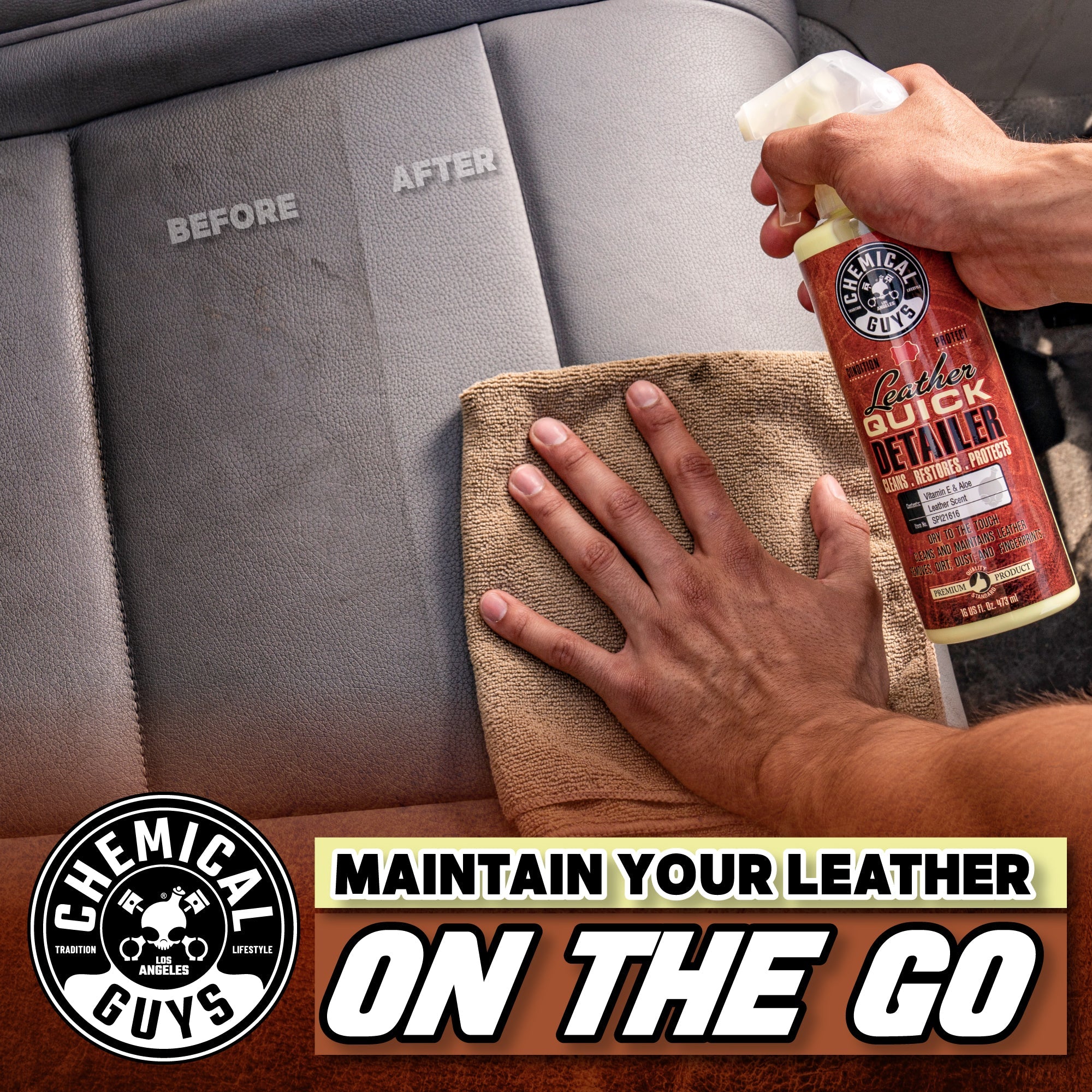Chemical Guys Leather Quick Detailer - Image 8